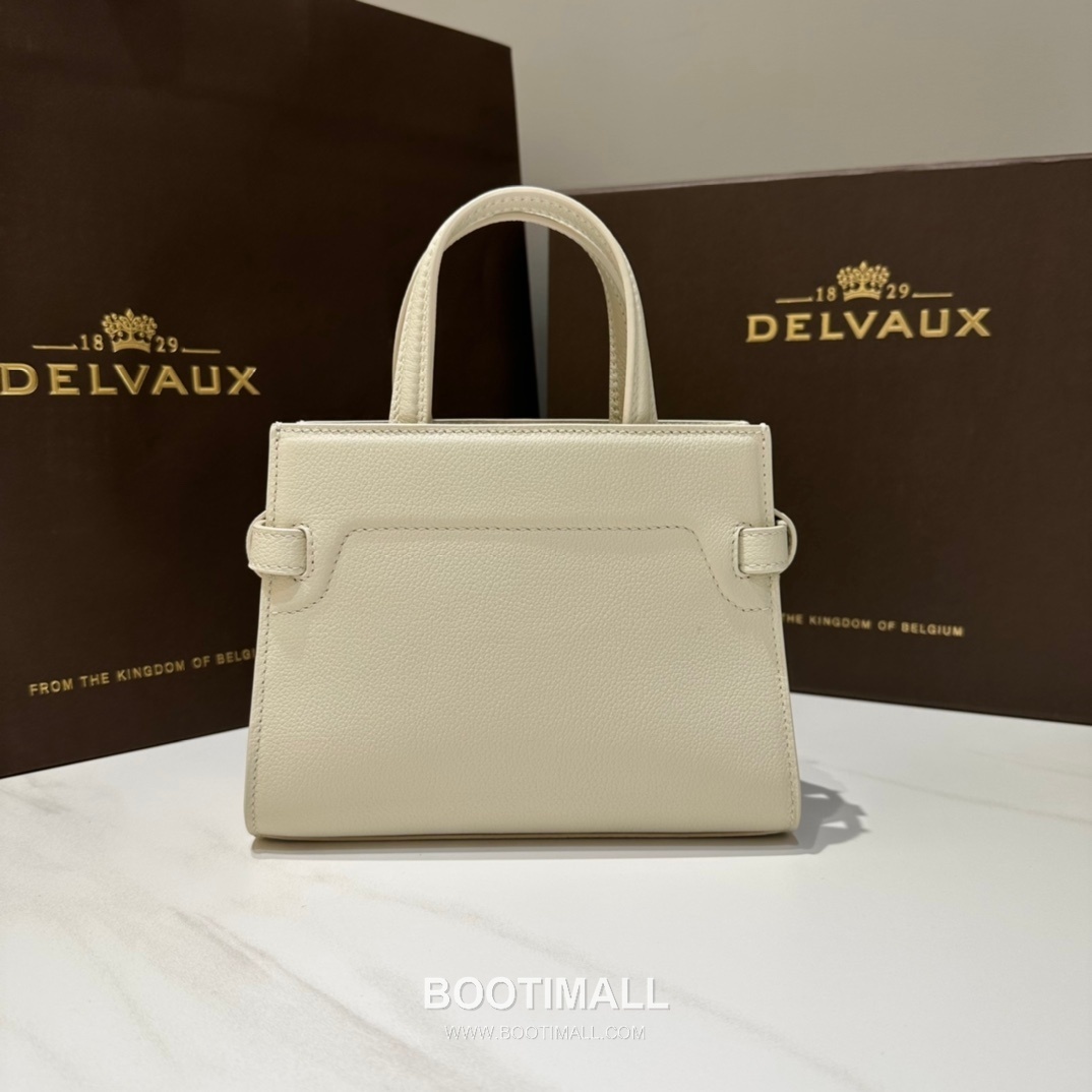 델보 템페트 크러쉬 스몰 그레인 카프스킨 블랙 스트랩 스냅락 크로스 핸드백 Delvaux Tempete Crush Small Grain Calfskin Black Strap Snap Lock Crossbody Handbag 99125066 19cm 3