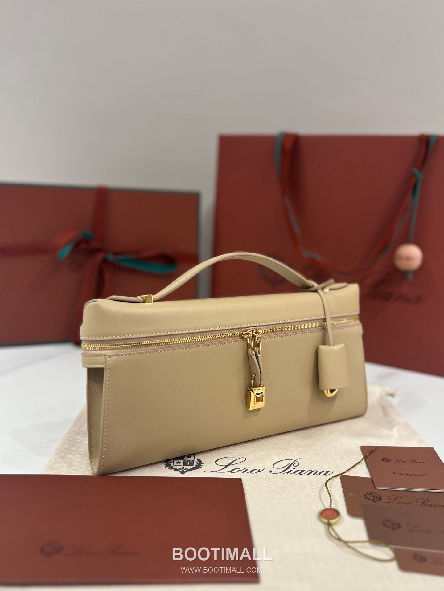 로로피아나 엑스트라 클러치 L29 새들 레더 블랙 더블지퍼 파우치 클러치백 Loro Piana Extra Clutch L29 Saddle Leather Black Double Zip Pouch Clutch Bag 29cm 3