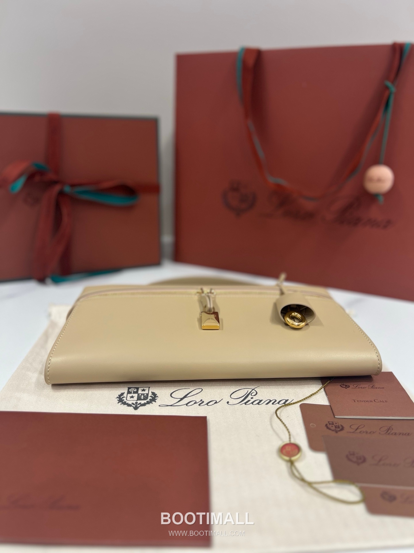 로로피아나 엑스트라 클러치 L29 새들 레더 블랙 더블지퍼 파우치 클러치백 Loro Piana Extra Clutch L29 Saddle Leather Black Double Zip Pouch Clutch Bag 29cm 7