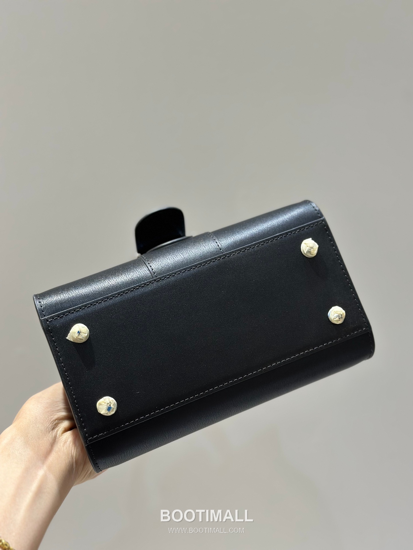 델보 브리앙 스몰 박스 카프스킨 퍼플 스트랩 메탈락 플랩 핸드백 Delvaux Brillant Small Box Calfskin Purple Strap Metal Lock Flap Handbag 99095066 20cm 6