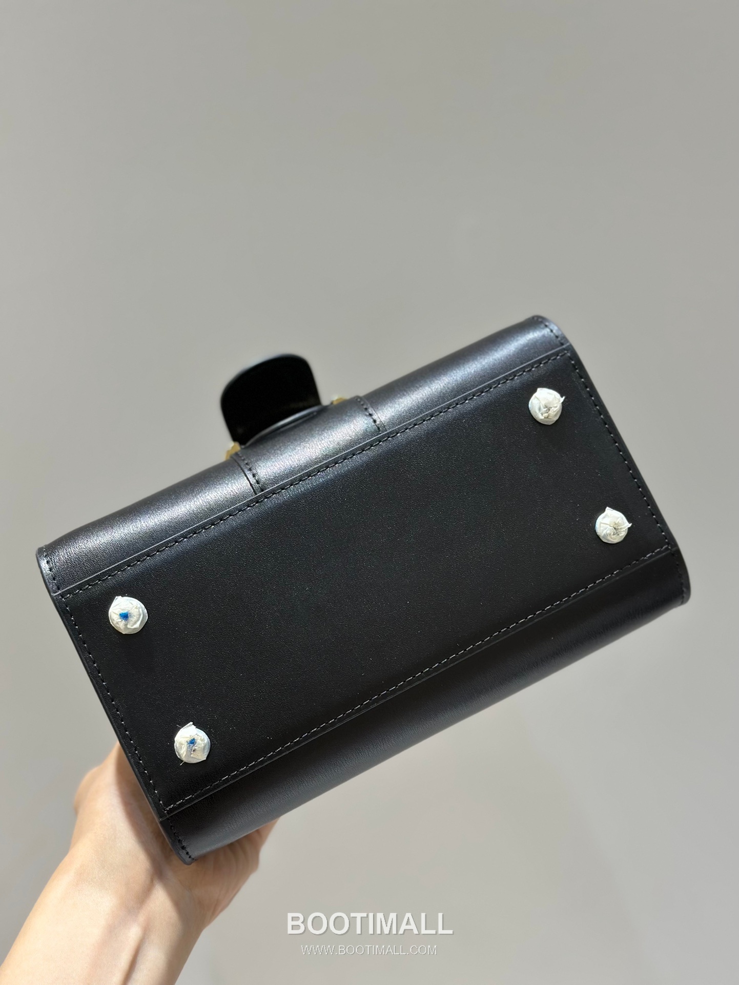 델보 브리앙 스몰 박스 카프스킨 퍼플 스트랩 메탈락 플랩 핸드백 Delvaux Brillant Small Box Calfskin Purple Strap Metal Lock Flap Handbag 99095066 20cm 5