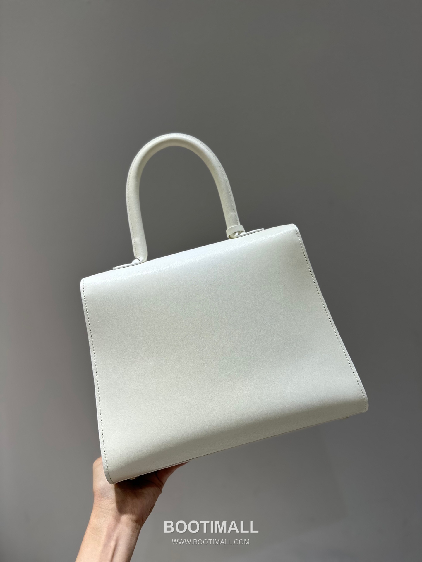 델보 브리앙 MM 박스 카프스킨 라벤더 퍼플 스트랩 메탈락 플랩 핸드백 Delvaux Brillant MM Box Calfskin Lavender Purple Strap Metal Lock Flap Handbag 99105066 28cm 9