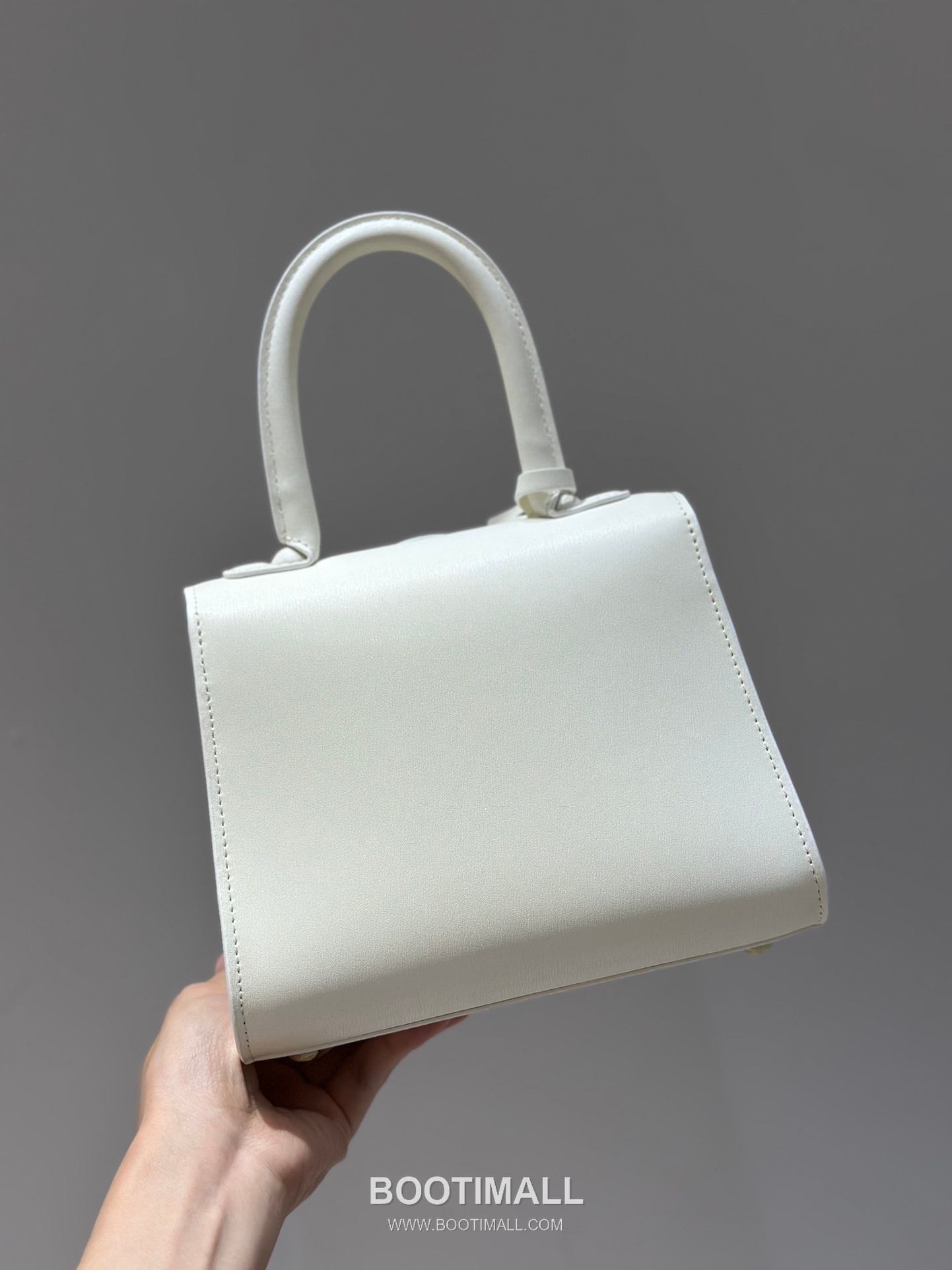 델보 브리앙 스몰 박스 카프스킨 퍼플 스트랩 메탈락 플랩 핸드백 Delvaux Brillant Small Box Calfskin Purple Strap Metal Lock Flap Handbag 99095066 20cm 6