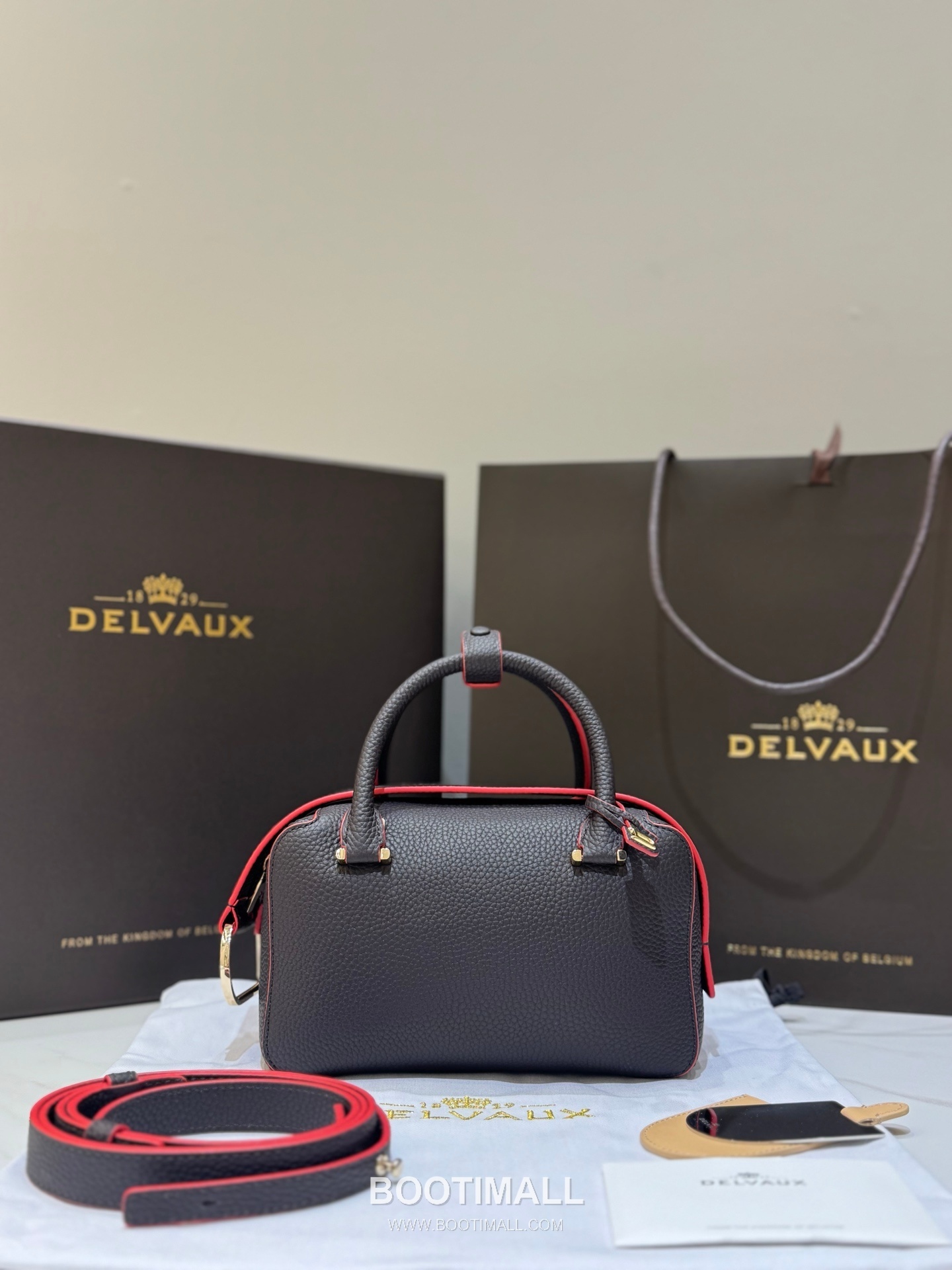 델보 쿨 박스 미니 카프스킨 옐로우 스트랩 D링 지퍼 토트 핸드백 Delvaux Cool Box Mini Calfskin Yellow Strap D Ring Zip Tote Handbag 99120066 22cm 1