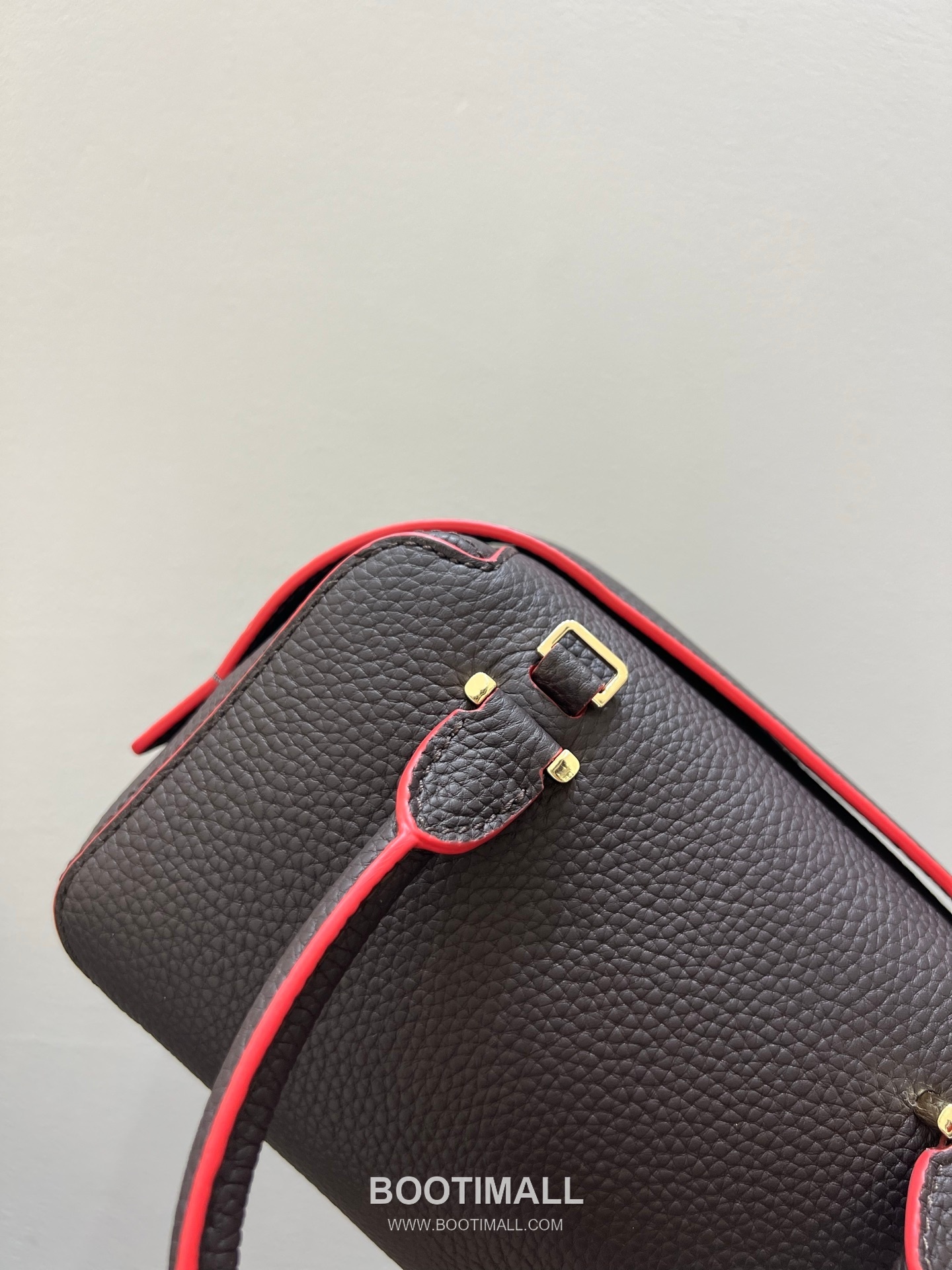 델보 쿨 박스 미니 카프스킨 옐로우 스트랩 D링 지퍼 토트 핸드백 Delvaux Cool Box Mini Calfskin Yellow Strap D Ring Zip Tote Handbag 99120066 22cm 5