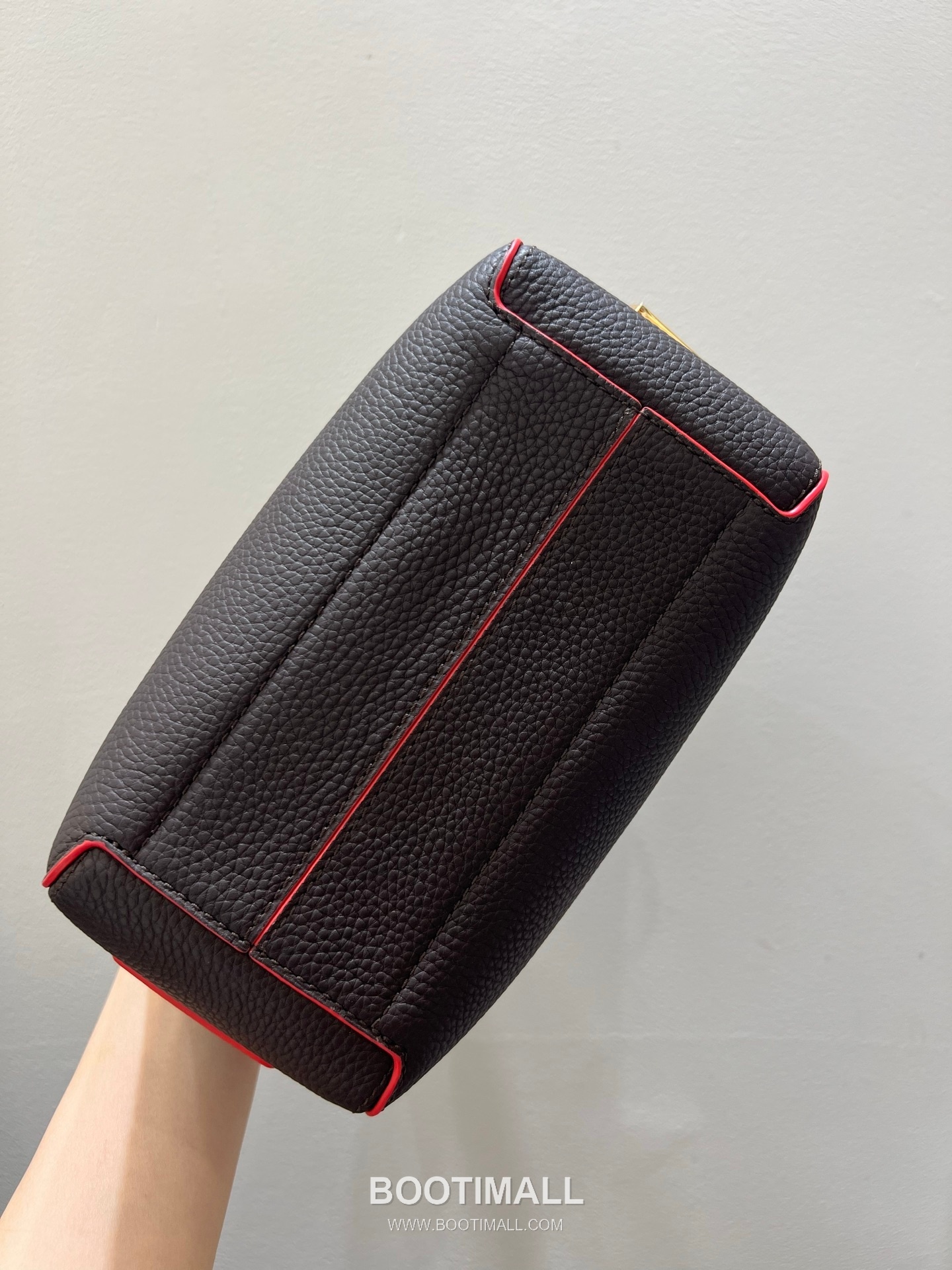 델보 쿨 박스 미니 카프스킨 옐로우 스트랩 D링 지퍼 토트 핸드백 Delvaux Cool Box Mini Calfskin Yellow Strap D Ring Zip Tote Handbag 99120066 22cm 7