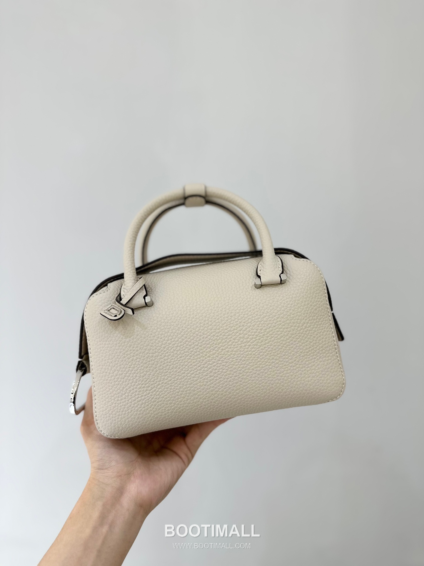 델보 쿨 박스 미니 카프스킨 옐로우 스트랩 D링 지퍼 토트 핸드백 Delvaux Cool Box Mini Calfskin Yellow Strap D Ring Zip Tote Handbag 99120066 22cm 2