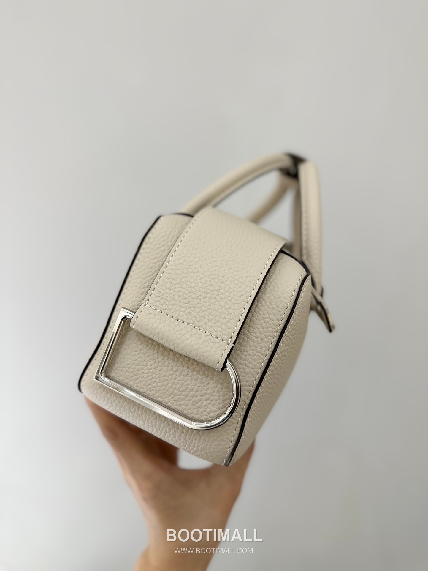 델보 쿨 박스 미니 카프스킨 옐로우 스트랩 D링 지퍼 토트 핸드백 Delvaux Cool Box Mini Calfskin Yellow Strap D Ring Zip Tote Handbag 99120066 22cm 5