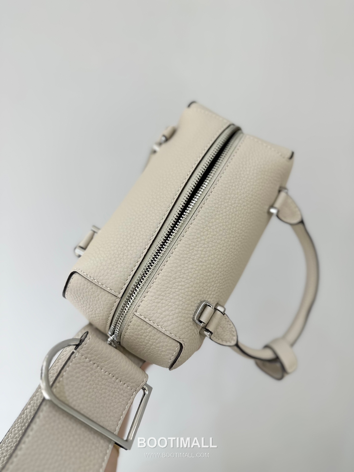 델보 쿨 박스 미니 카프스킨 옐로우 스트랩 D링 지퍼 토트 핸드백 Delvaux Cool Box Mini Calfskin Yellow Strap D Ring Zip Tote Handbag 99120066 22cm 7