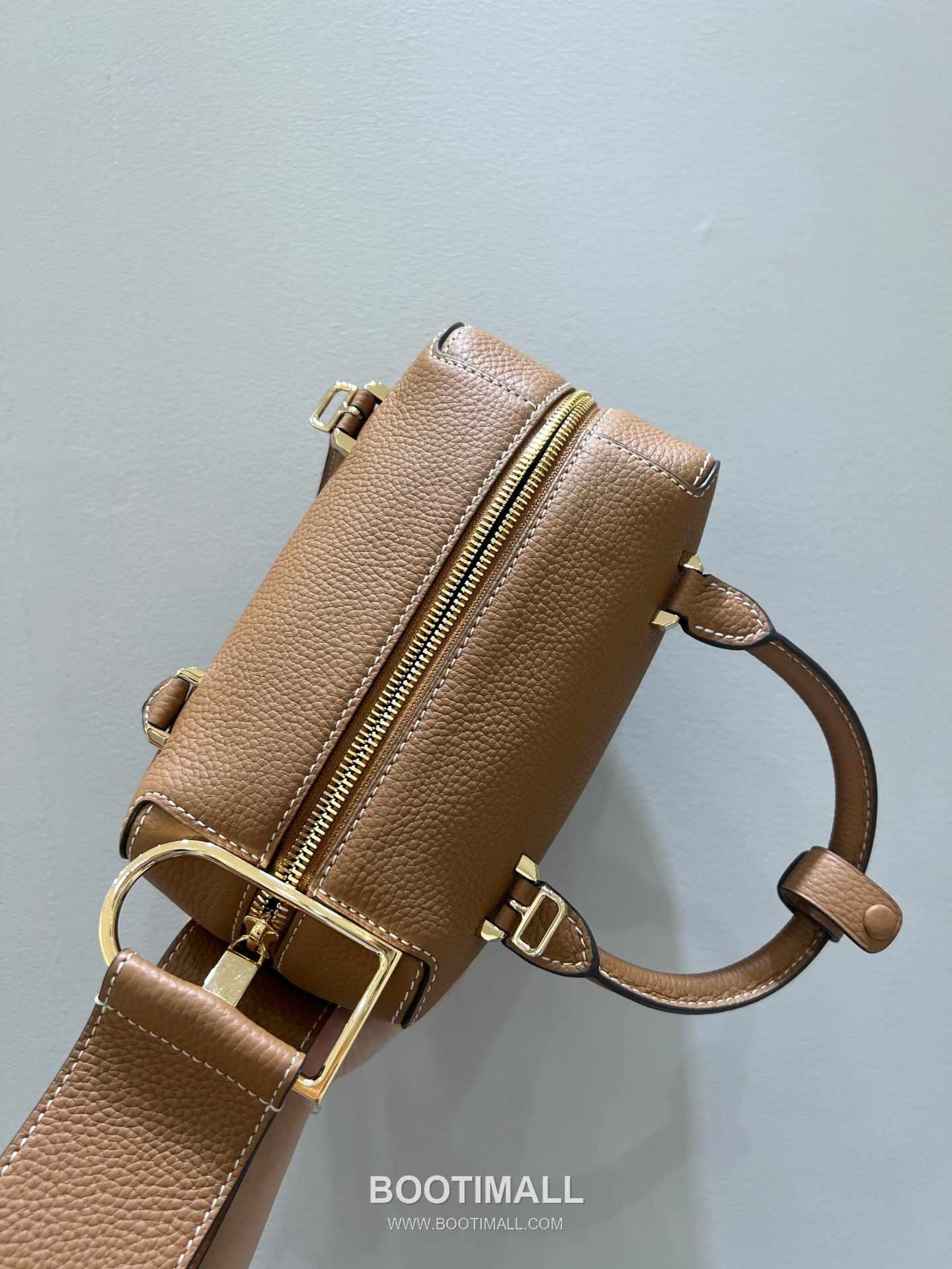 델보 쿨 박스 미니 카프스킨 옐로우 스트랩 D링 지퍼 토트 핸드백 Delvaux Cool Box Mini Calfskin Yellow Strap D Ring Zip Tote Handbag 99120066 22cm 6