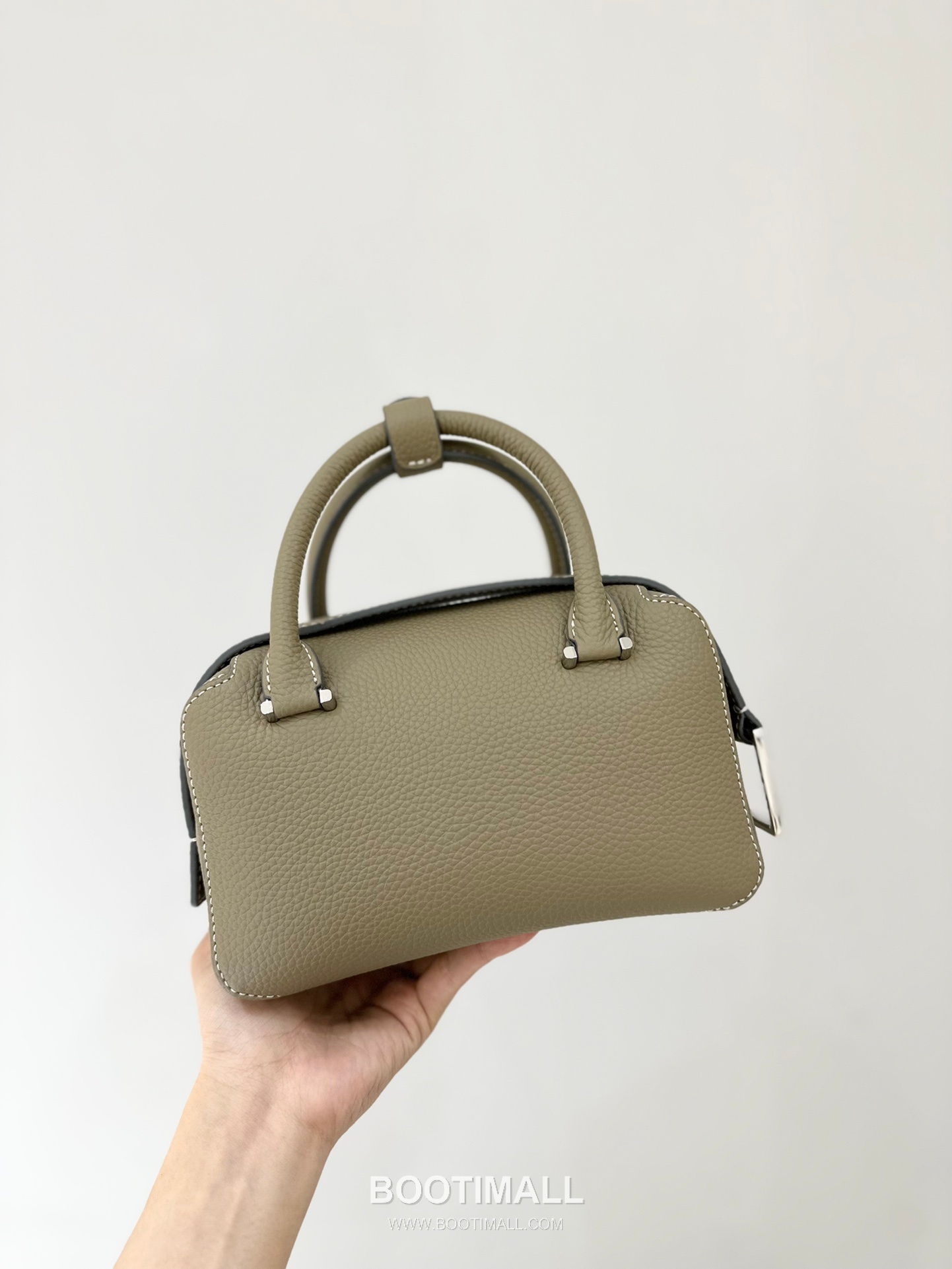 델보 쿨 박스 미니 카프스킨 옐로우 스트랩 D링 지퍼 토트 핸드백 Delvaux Cool Box Mini Calfskin Yellow Strap D Ring Zip Tote Handbag 99120066 22cm 3