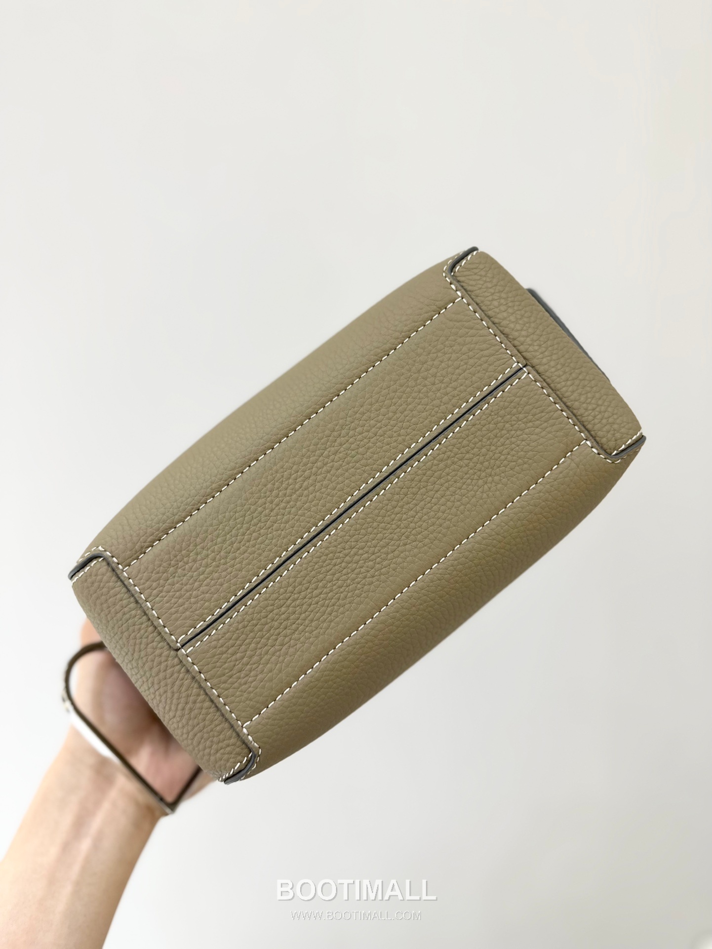 델보 쿨 박스 미니 카프스킨 옐로우 스트랩 D링 지퍼 토트 핸드백 Delvaux Cool Box Mini Calfskin Yellow Strap D Ring Zip Tote Handbag 99120066 22cm 8