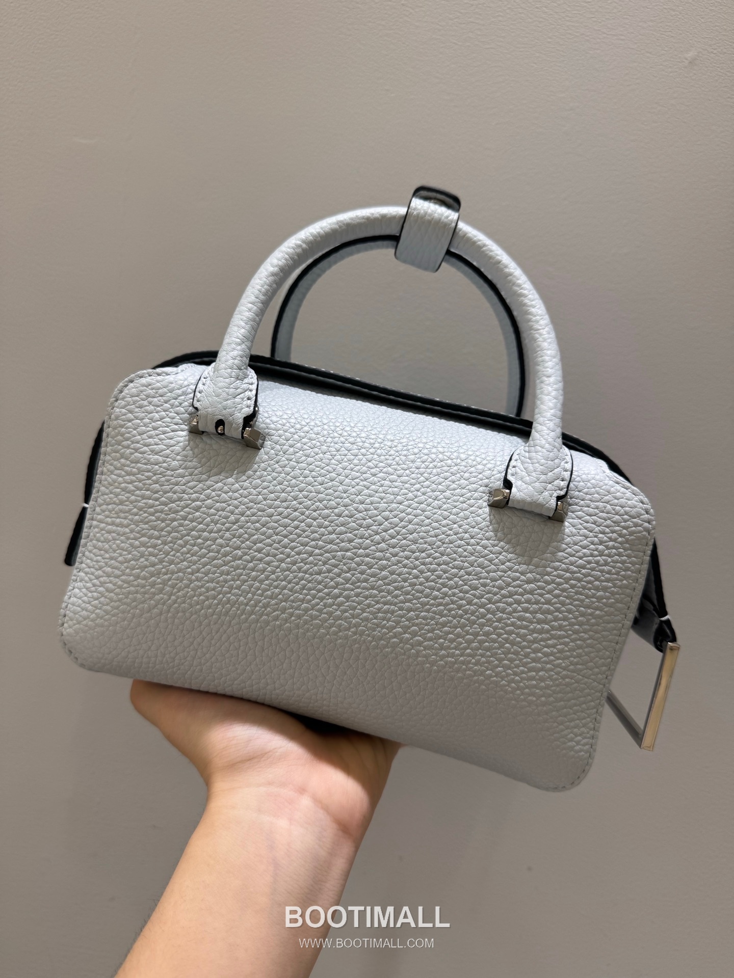 델보 쿨 박스 미니 카프스킨 옐로우 스트랩 D링 지퍼 토트 핸드백 Delvaux Cool Box Mini Calfskin Yellow Strap D Ring Zip Tote Handbag 99120066 22cm 2