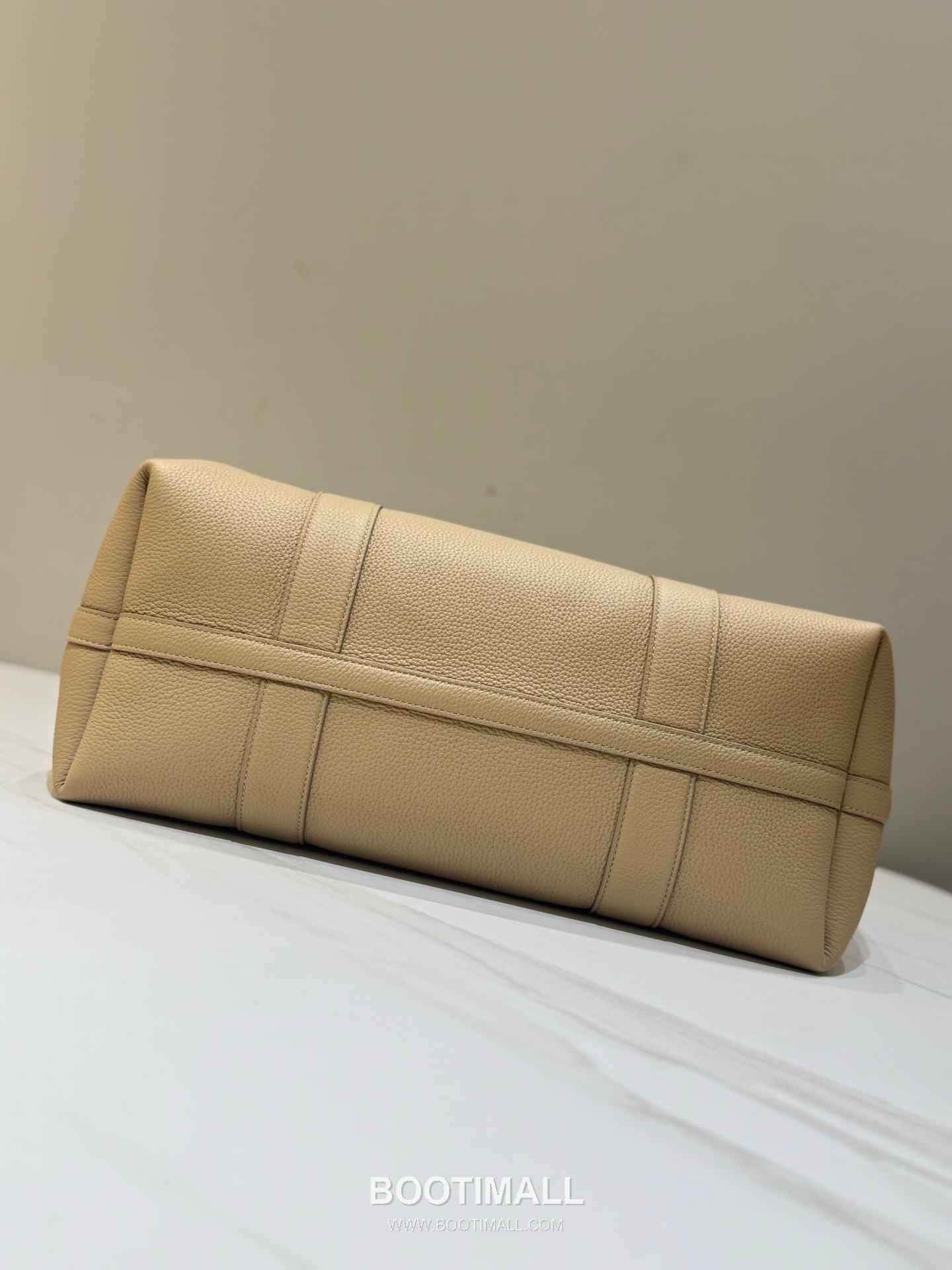 로로피아나 기에라 쇼퍼 라지 그레인 레더 그레이 벨트링 토트 핸드백 Loro Piana Ghiera Shopper Large Grain Leather Gray Belt Ring Tote Handbag 40cm 7