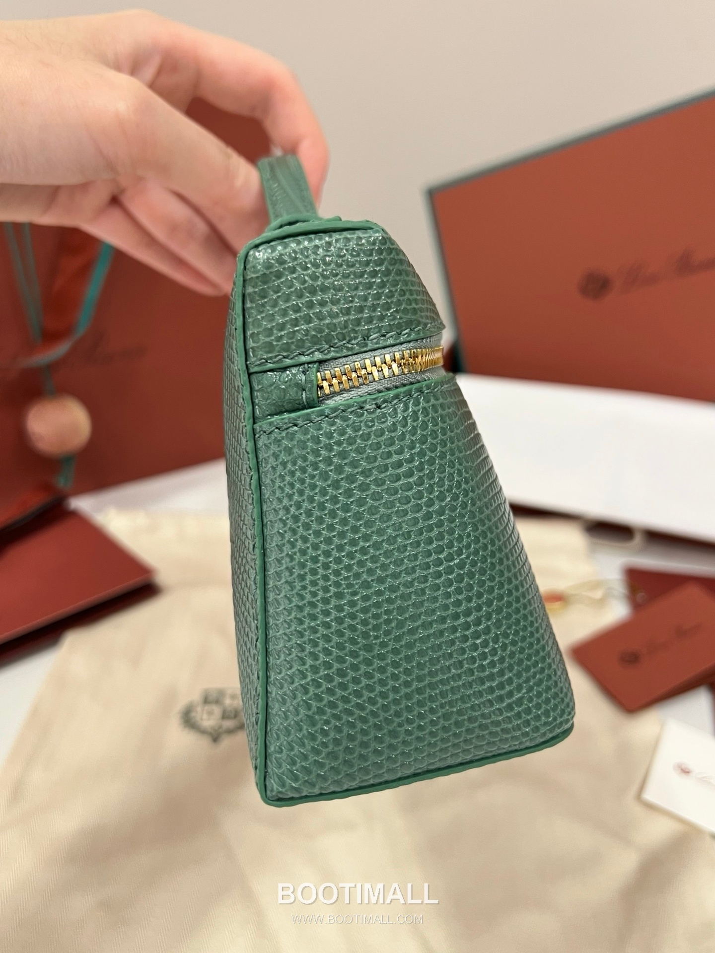 로로피아나 엑스트라 백 23 새들 레더 브라운 스트랩 더블지퍼 토트 핸드백 Loro Piana Extra Bag 23 Saddle Leather Brown Strap Double Zip Tote Handbag 23cm 6