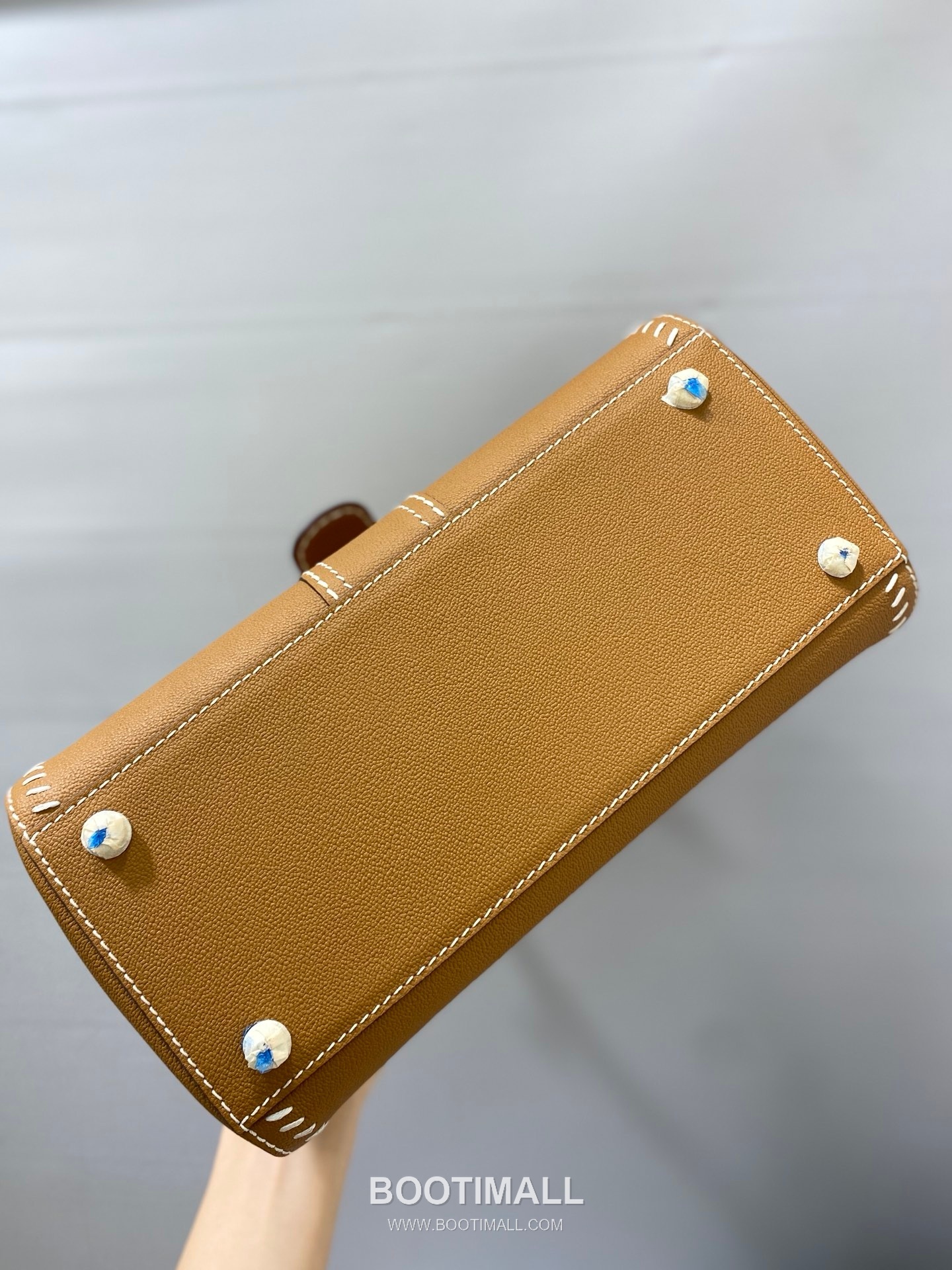 델보 브리앙 21 박스 카프스킨 카멜 스트랩 외부스티치 메탈락 플랩 핸드백 Delvaux Brillant 21 Box Calfskin Camel Strap External Stitch Metal Lock Flap Handbag 99150066 28cm 9