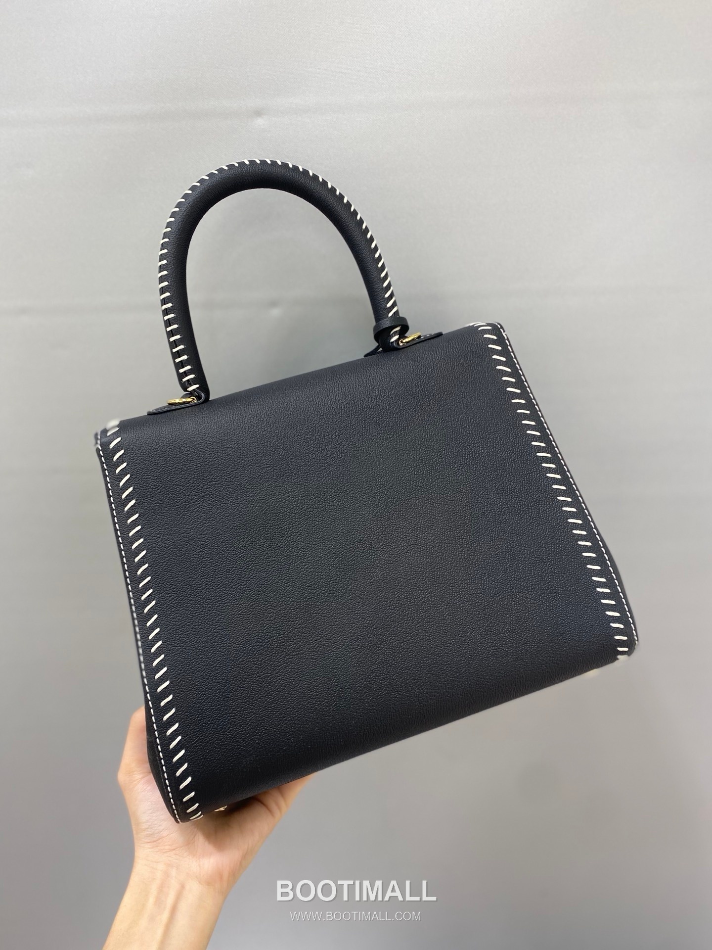 델보 브리앙 21 박스 카프스킨 카멜 스트랩 외부스티치 메탈락 플랩 핸드백 Delvaux Brillant 21 Box Calfskin Camel Strap External Stitch Metal Lock Flap Handbag 99150066 28cm 3