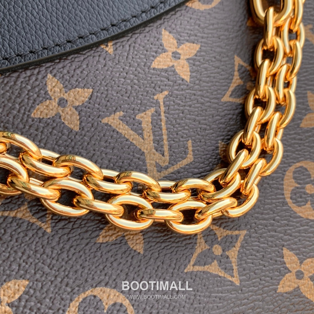 루이비통 생제르맹 PM 모노그램 캔버스 레더 체인 블랙 숄더백 Louis Vuitton Saint-Germain PM Monogram Canvas Leather Chain Black Shoulder Bag M26285 30.5cm 6