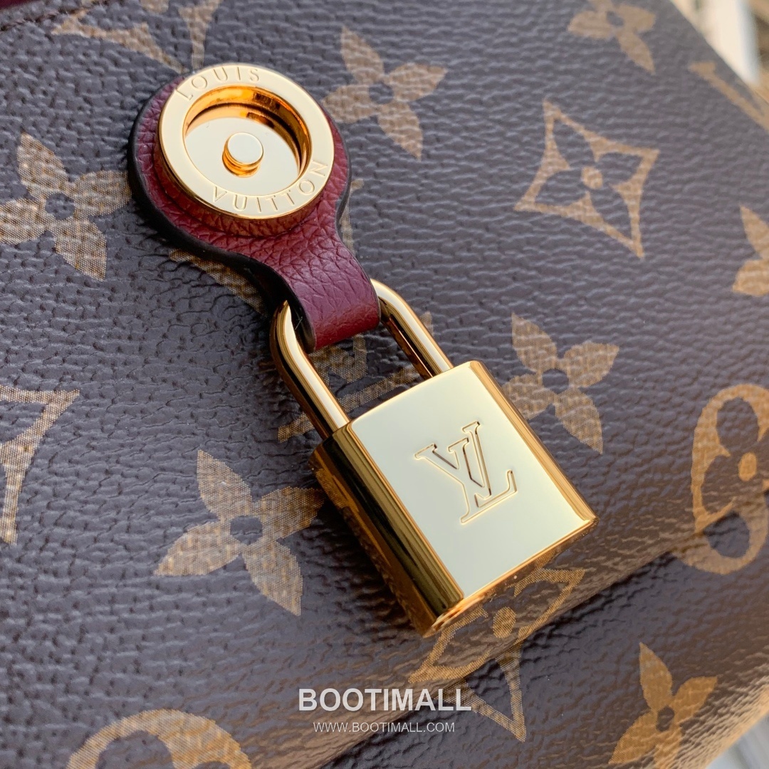 루이비통 생제르맹 BB 모노그램 캔버스 레더 체인 퍼플레드 숄더백 Louis Vuitton Saint-Germain BB Monogram Canvas Leather Chain Purple Red Shoulder Bag M27067 24cm 5