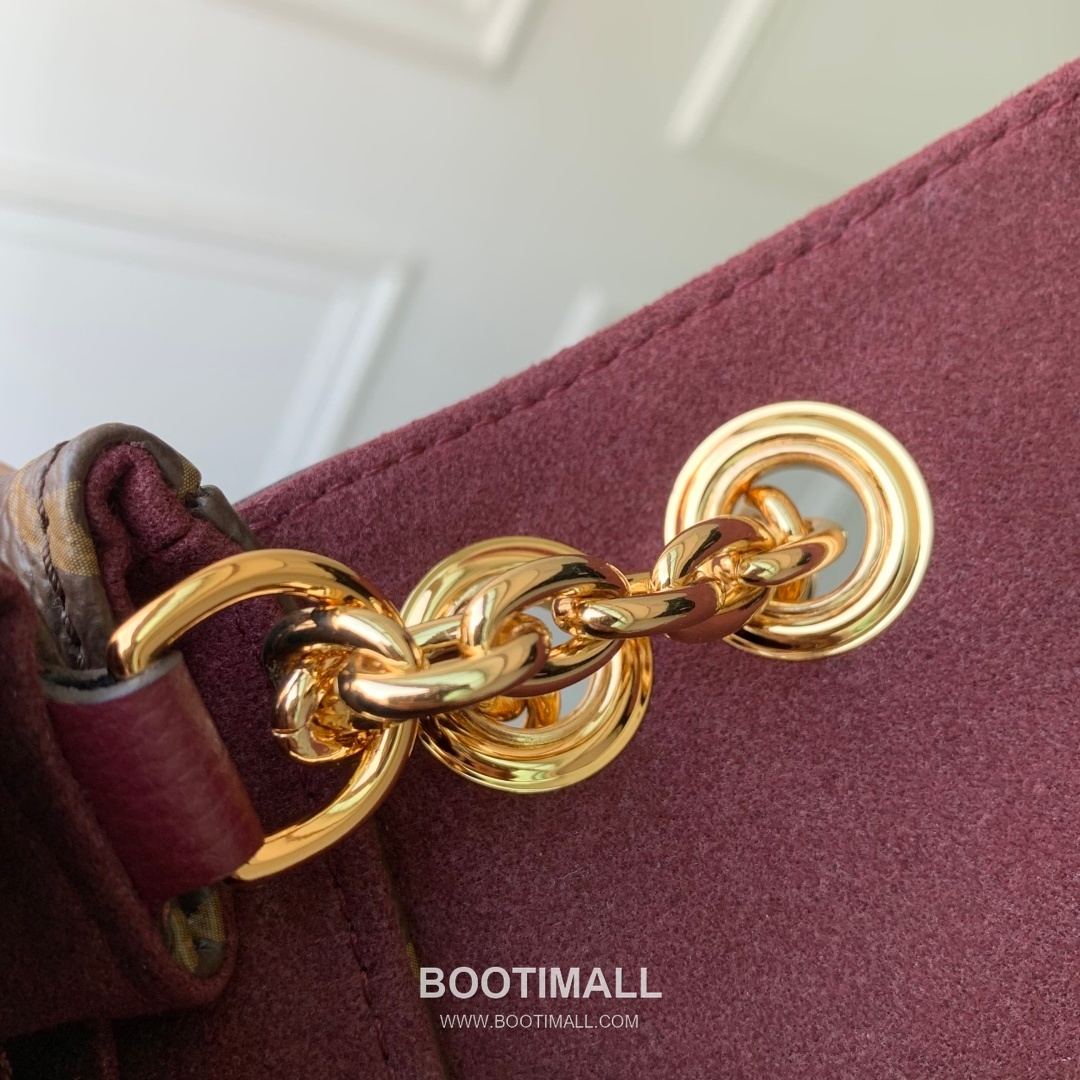 루이비통 생제르맹 BB 모노그램 캔버스 레더 체인 퍼플레드 숄더백 Louis Vuitton Saint-Germain BB Monogram Canvas Leather Chain Purple Red Shoulder Bag M27067 24cm 6