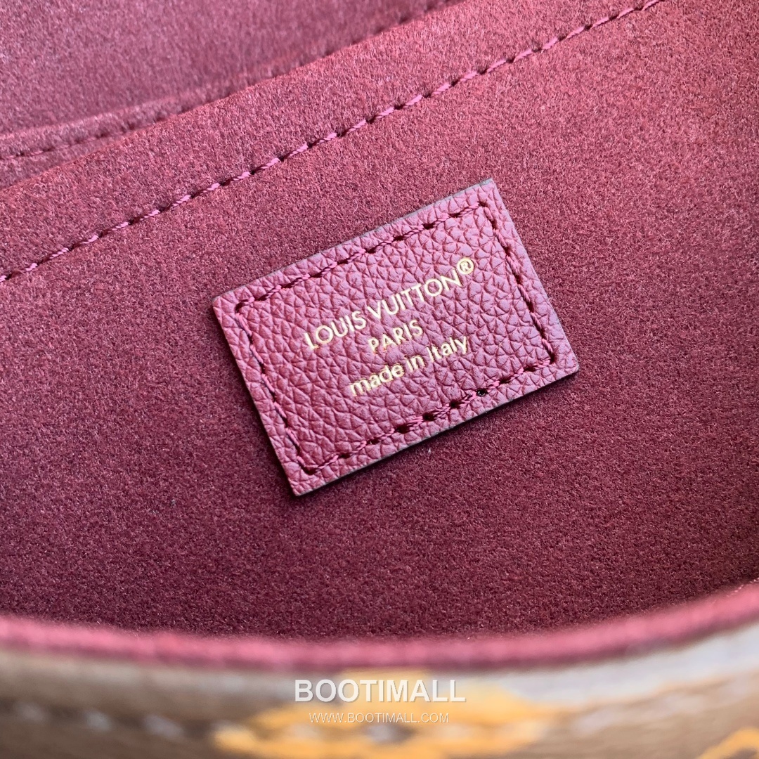 루이비통 생제르맹 BB 모노그램 캔버스 레더 체인 퍼플레드 숄더백 Louis Vuitton Saint-Germain BB Monogram Canvas Leather Chain Purple Red Shoulder Bag M27067 24cm 8