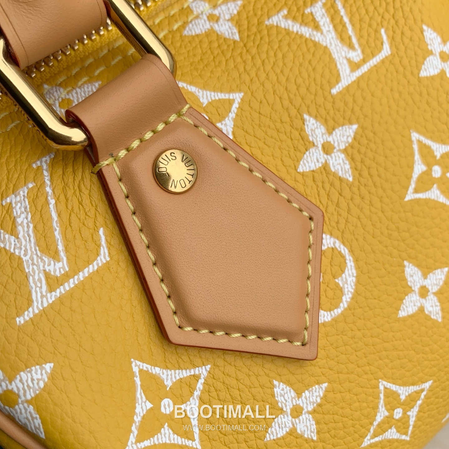 루이비통 스피디 P9 반둘리에 20 모노그램 카우하이드 레더 옐로우 더플백 Louis Vuitton Speedy P9 Bandouliere 20 Monogram Cowhide Leather Yellow Duffle Bag M28186 22cm 7