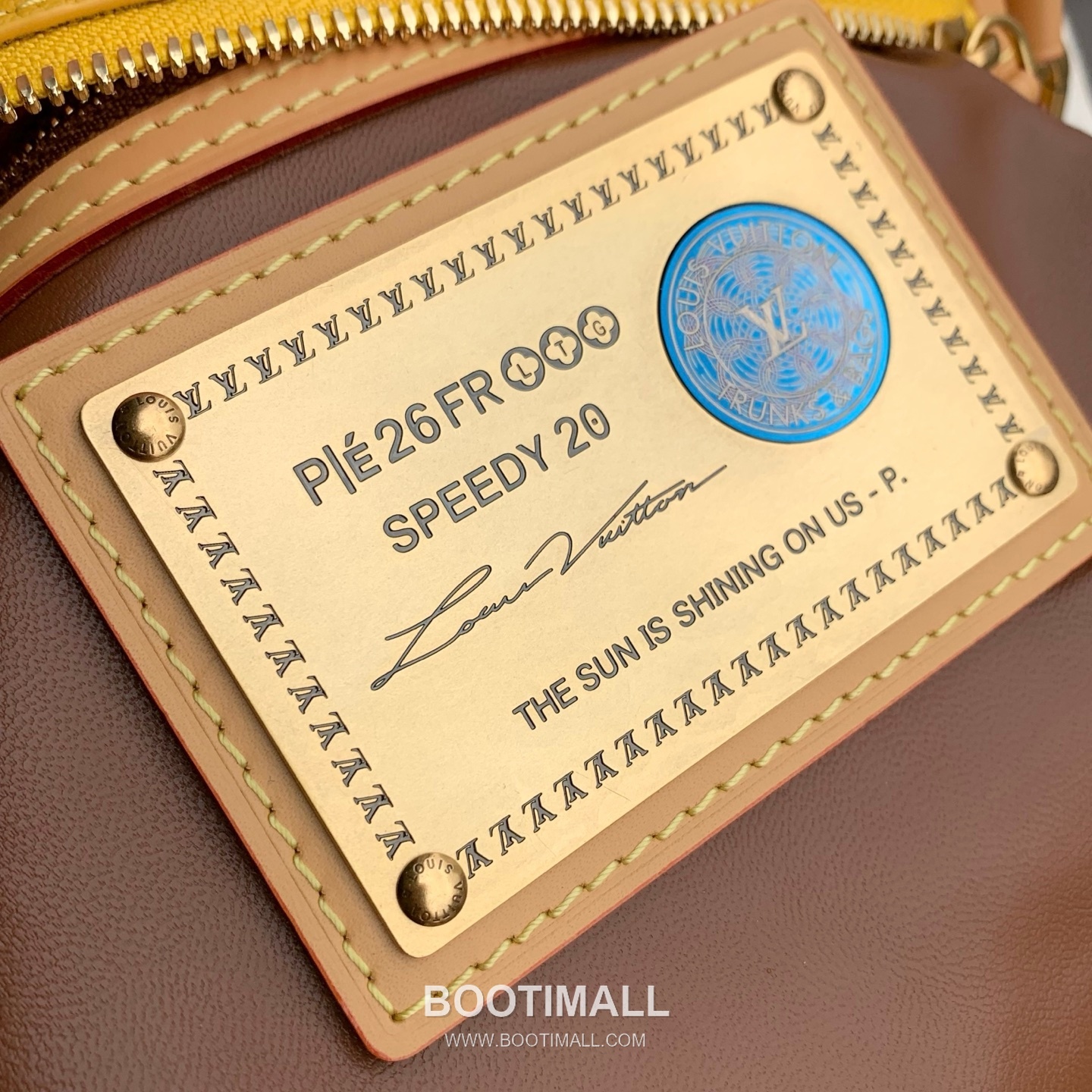 루이비통 스피디 P9 반둘리에 20 모노그램 카우하이드 레더 옐로우 더플백 Louis Vuitton Speedy P9 Bandouliere 20 Monogram Cowhide Leather Yellow Duffle Bag M28186 22cm 9