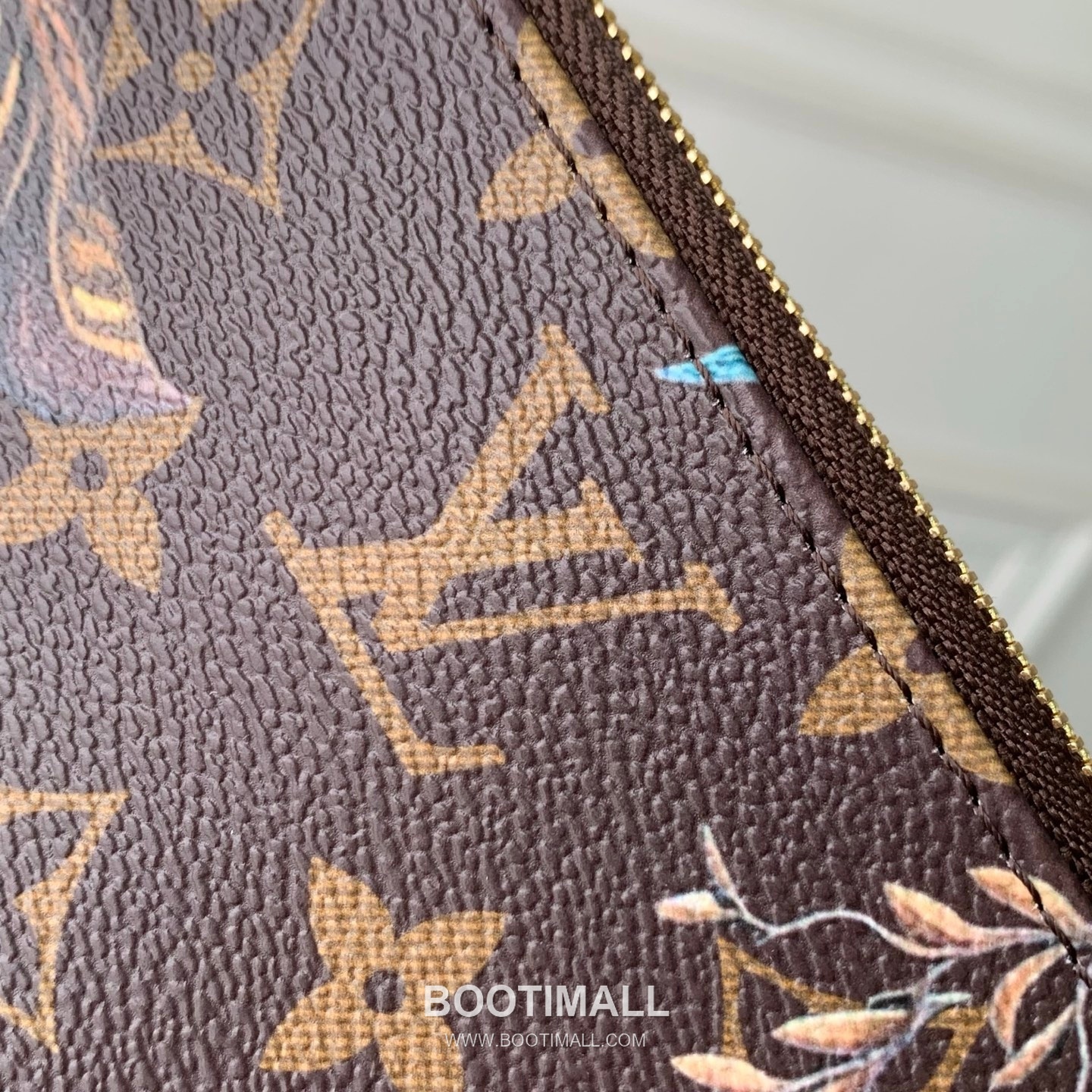 루이비통 포쉐트 악세수아 모노그램 캔버스 레더 플라워 패턴 브라운 클러치 Louis Vuitton Pochette Accessoires Monogram Canvas Leather Flower Pattern Brown Clutch M29148 23.5cm 7