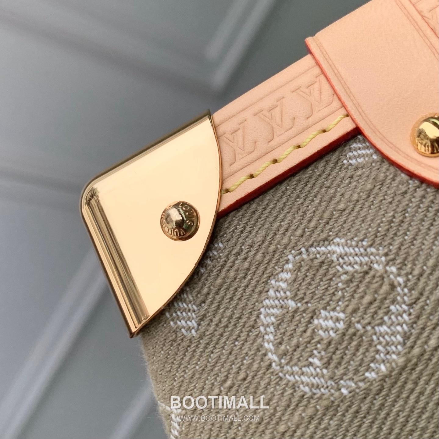 루이비통 사이드 트렁크 이스트웨스트 모노그램 레더 S락 체인 그린 숄더백 Louis Vuitton Side Trunk East-West Monogram Leather S-Lock Chain Green Shoulder Bag M27451 28cm 7