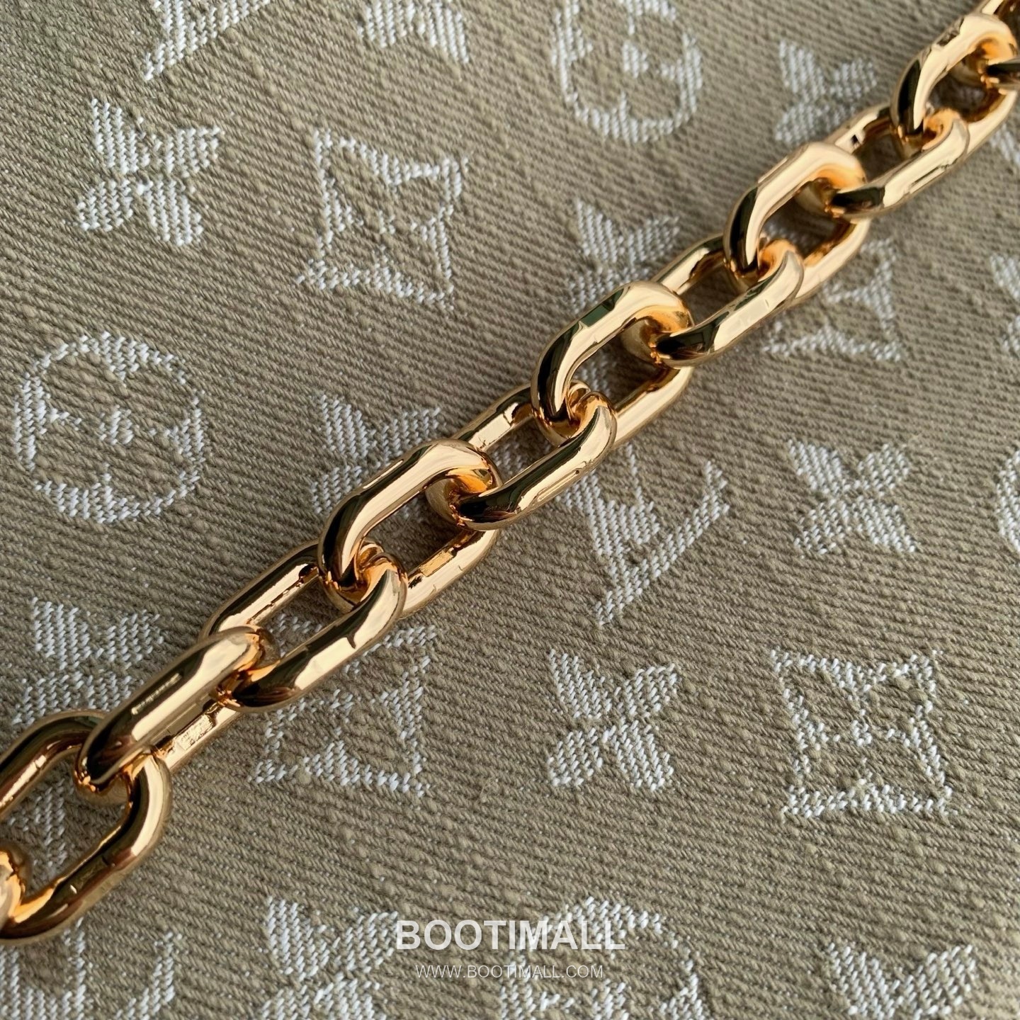 루이비통 사이드 트렁크 이스트웨스트 모노그램 레더 S락 체인 그린 숄더백 Louis Vuitton Side Trunk East-West Monogram Leather S-Lock Chain Green Shoulder Bag M27451 28cm 8