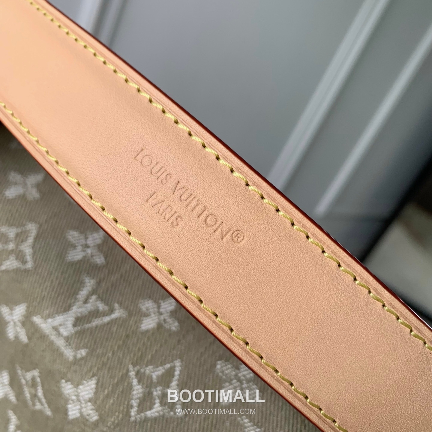 루이비통 사이드 트렁크 이스트웨스트 모노그램 레더 S락 체인 그린 숄더백 Louis Vuitton Side Trunk East-West Monogram Leather S-Lock Chain Green Shoulder Bag M27451 28cm 9