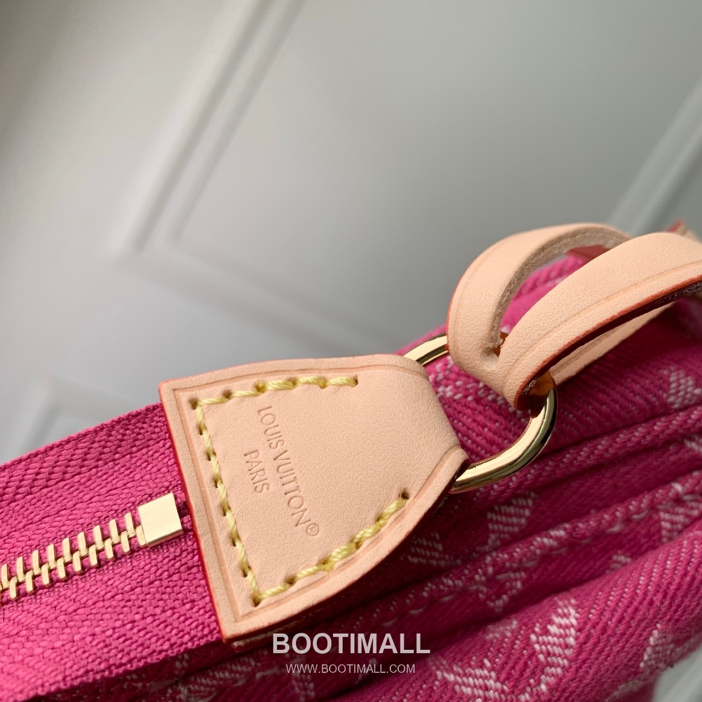 루이비통 포쉐트 악세수아 카고 코튼 레더 프론트포켓 그린 숄더백 Louis Vuitton Pochette Accessories Cargo Cotton Leather Front Pocket Green Shoulder Bag M27602 23.5cm 8