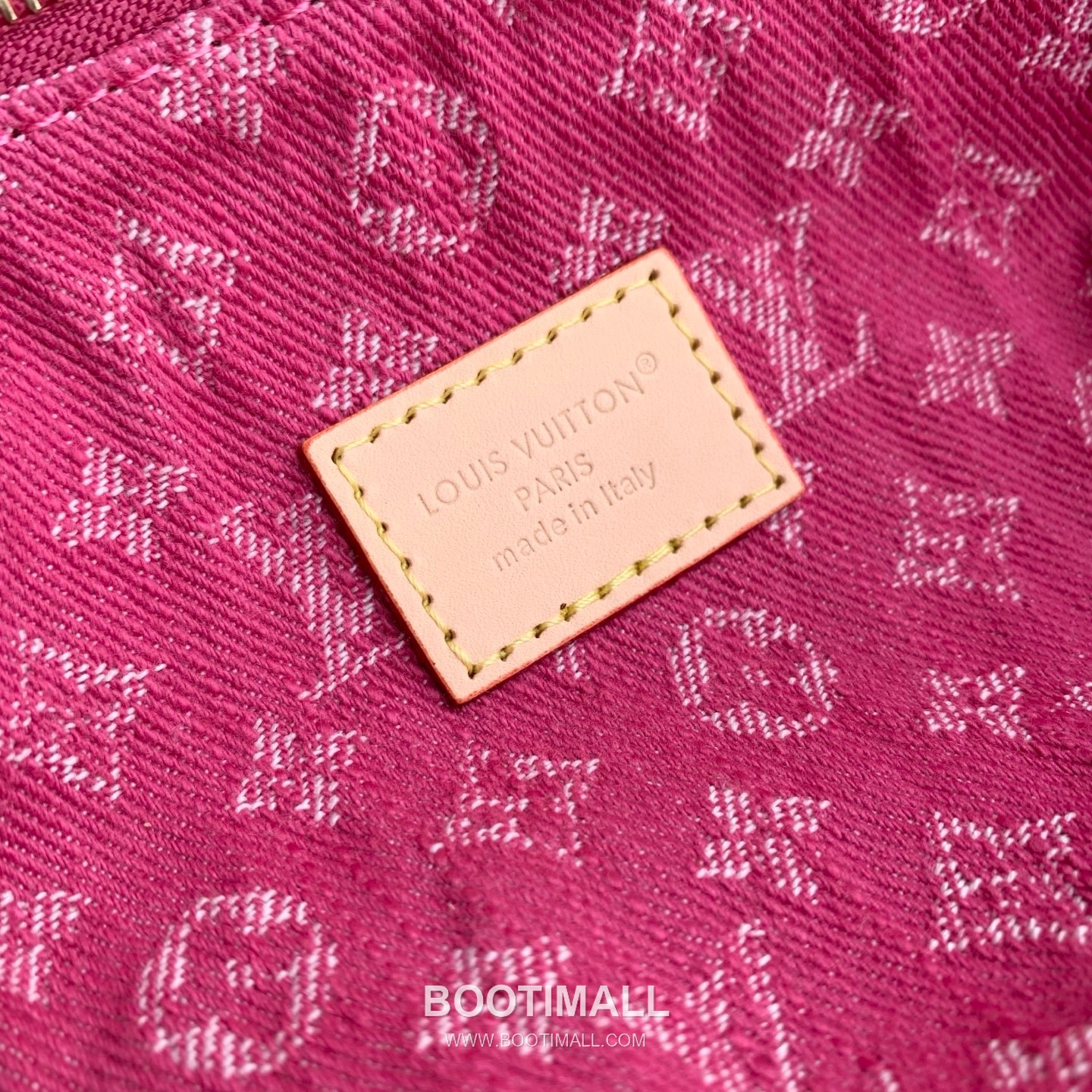 루이비통 포쉐트 악세수아 카고 코튼 레더 프론트포켓 그린 숄더백 Louis Vuitton Pochette Accessories Cargo Cotton Leather Front Pocket Green Shoulder Bag M27602 23.5cm 9