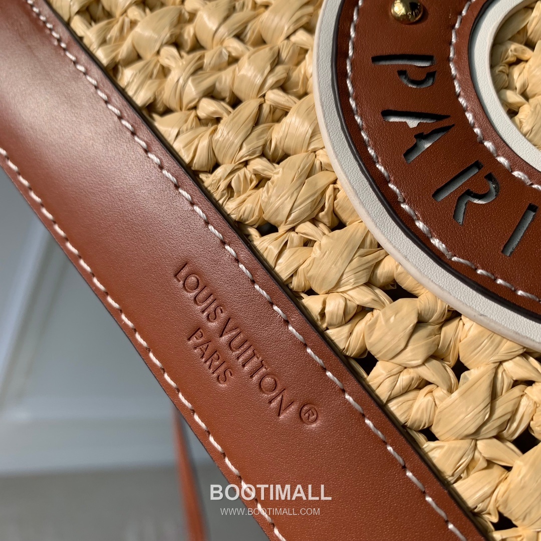 루이비통 노에 BB 라피아 레더 트리밍 버킷백 Louis Vuitton Noe BB Raffia Leather Trim Bucket Bag M24722 24cm 8