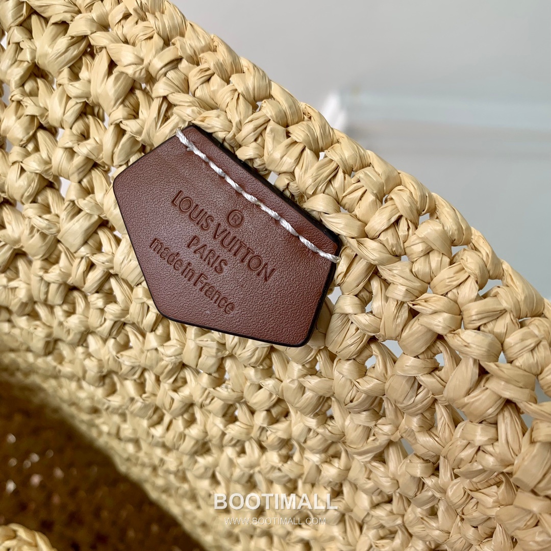 루이비통 온더고 미디엄 라피아 레더 트리밍 리벳코너 토트백 Louis Vuitton OnTheGo Medium Raffia Leather Trim Rivet Corner Tote Bag M24723 37.5cm 5