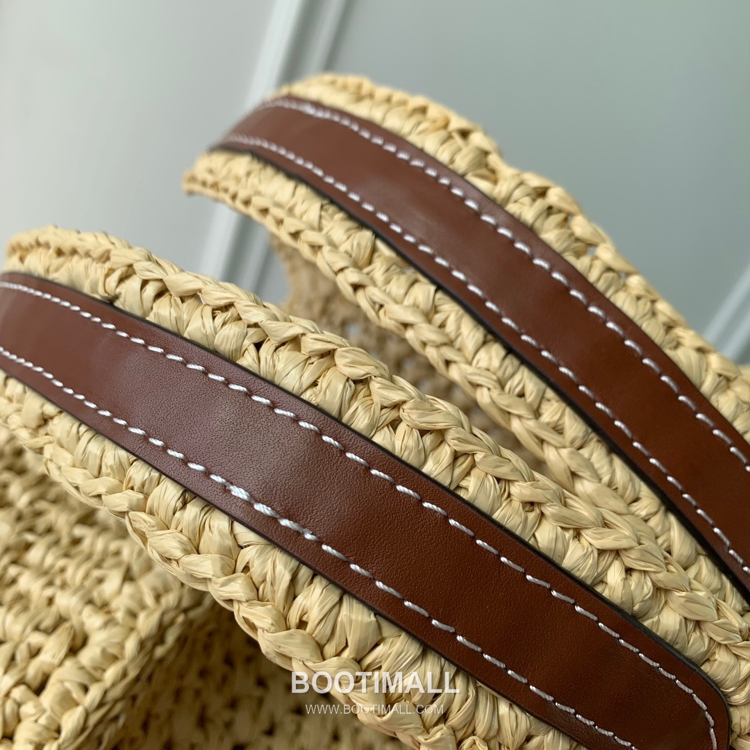 루이비통 온더고 미디엄 라피아 레더 트리밍 리벳코너 토트백 Louis Vuitton OnTheGo Medium Raffia Leather Trim Rivet Corner Tote Bag M24723 37.5cm 8