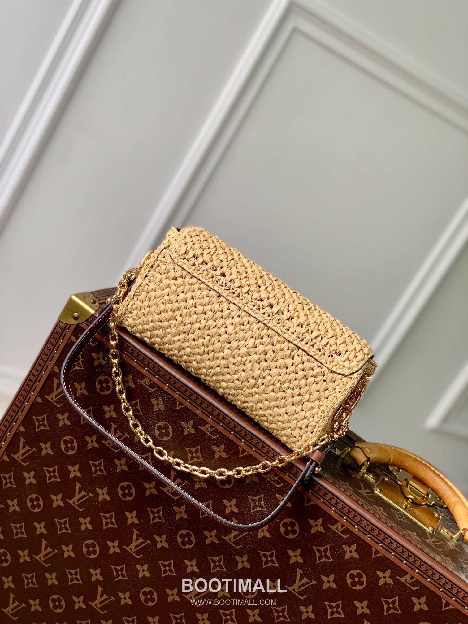 루이비통 트위스트 웨스트 라탄 카프스킨 LV트위스트락 체인 숄더백 Louis Vuitton Twist West Rattan Calfskin LV Twist Lock Chain Shoulder Bag M25030 23.5cm 3