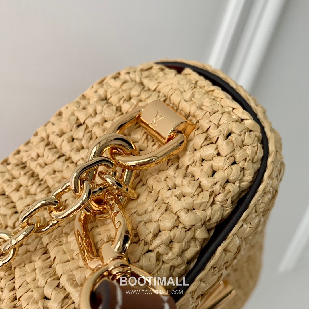 루이비통 트위스트 웨스트 라탄 카프스킨 LV트위스트락 체인 숄더백 Louis Vuitton Twist West Rattan Calfskin LV Twist Lock Chain Shoulder Bag M25030 23.5cm 6