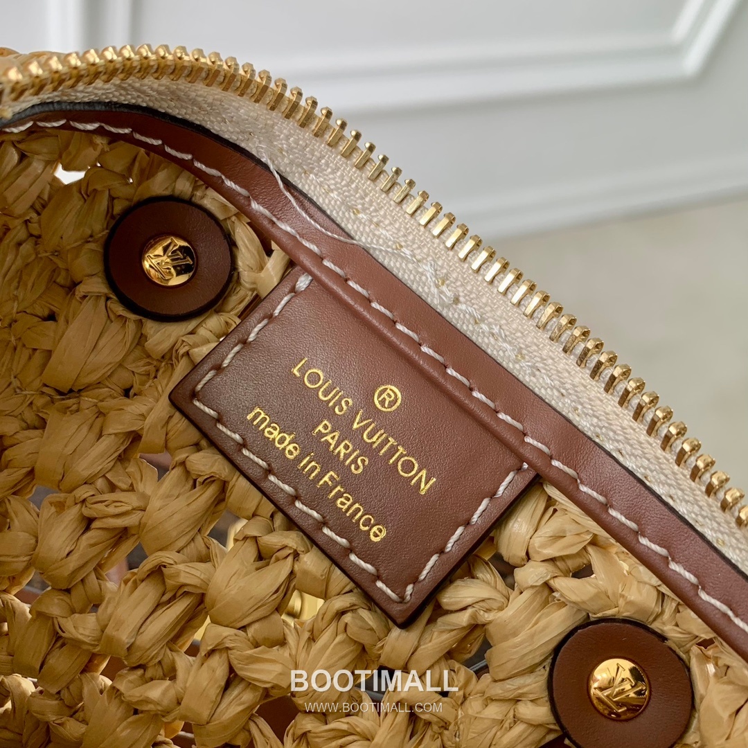 루이비통 나노 스피디 라피아 레더 트리밍 미니 더플백 Louis Vuitton Nano Speedy Raffia Leather Trim Mini Duffle Bag M83525 16cm 8