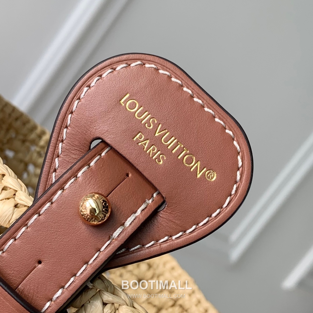 루이비통 올인 BB 라피아 레더 트리밍 락장식 미니 토트백 Louis Vuitton All In BB Raffia Leather Trim Lock Detail Mini Tote Bag M14217 18cm 5