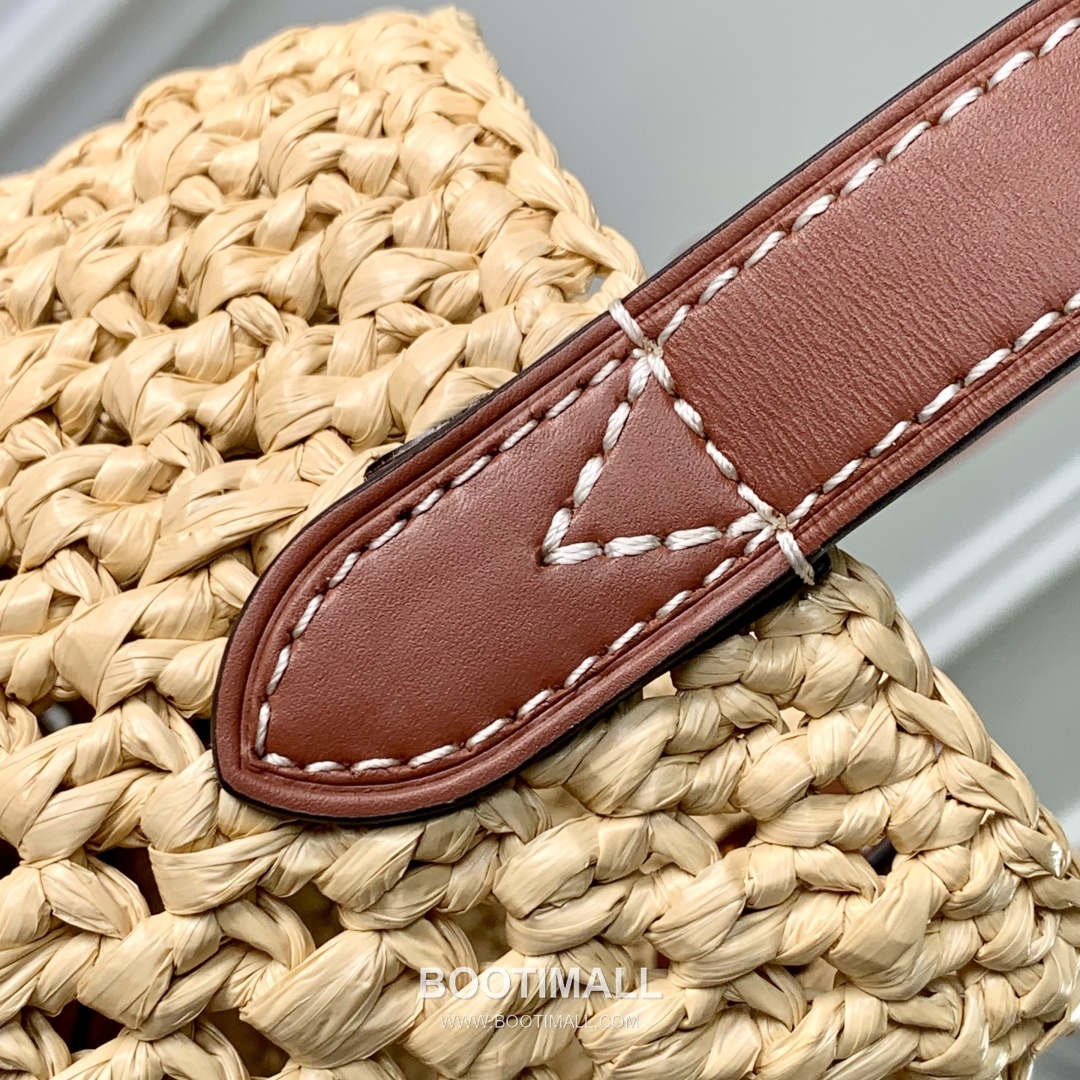 루이비통 올인 BB 라피아 레더 트리밍 락장식 미니 토트백 Louis Vuitton All In BB Raffia Leather Trim Lock Detail Mini Tote Bag M14217 18cm 8