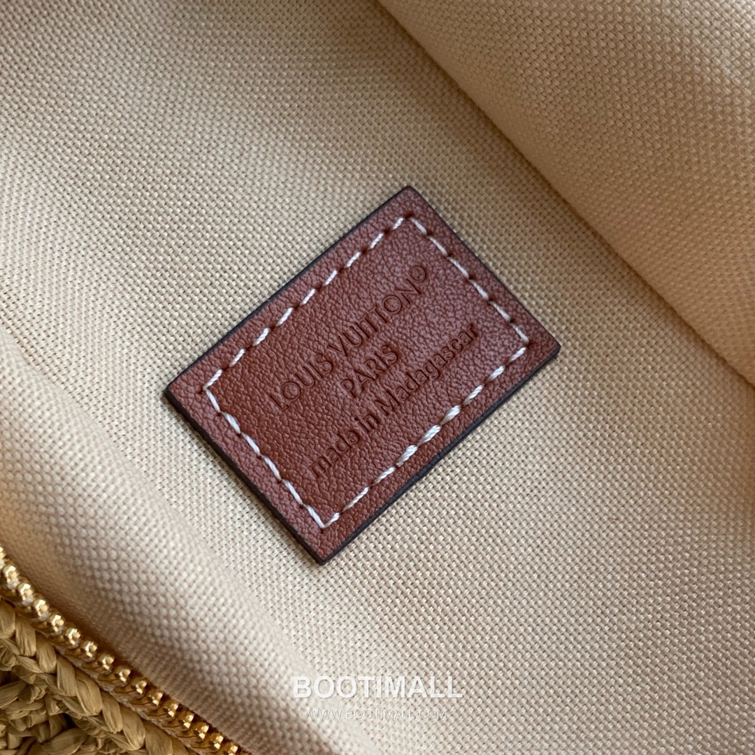 루이비통 사이드 트렁크 미디엄 라피아 레더 S락 하드웨어 내추럴 숄더백 Louis Vuitton Side Trunk Medium Raffia Leather S-Lock Hardware Natural Shoulder Bag M14405 23.5cm 8