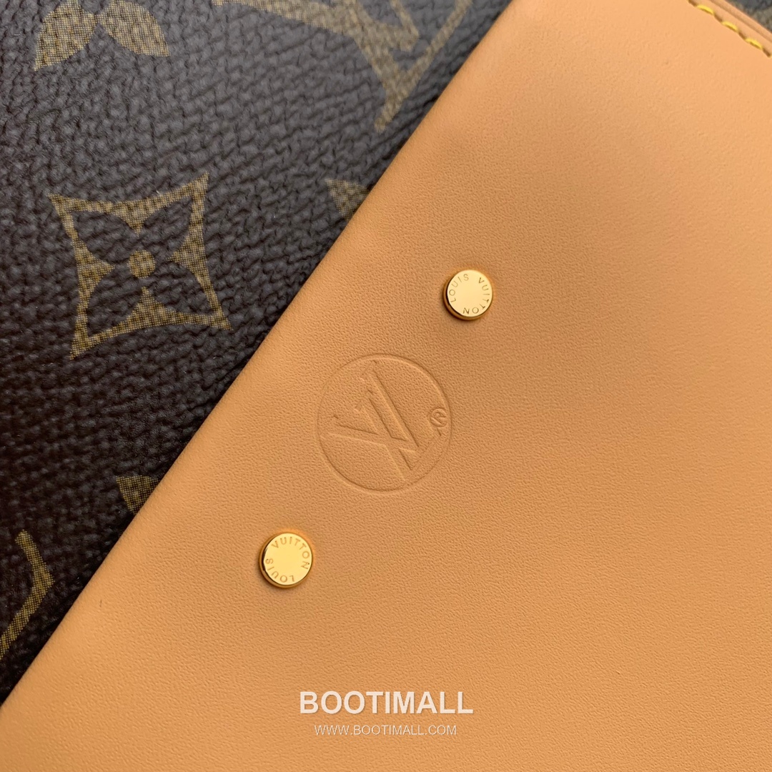 루이비통 부아뜨 샤포 수플 모노그램 캔버스 레더 스트랩 브라운 숄더백 Louis Vuitton Boite Chapeau Souple Monogram Canvas Leather Strap Brown Shoulder Bag M45647 22.5cm 14