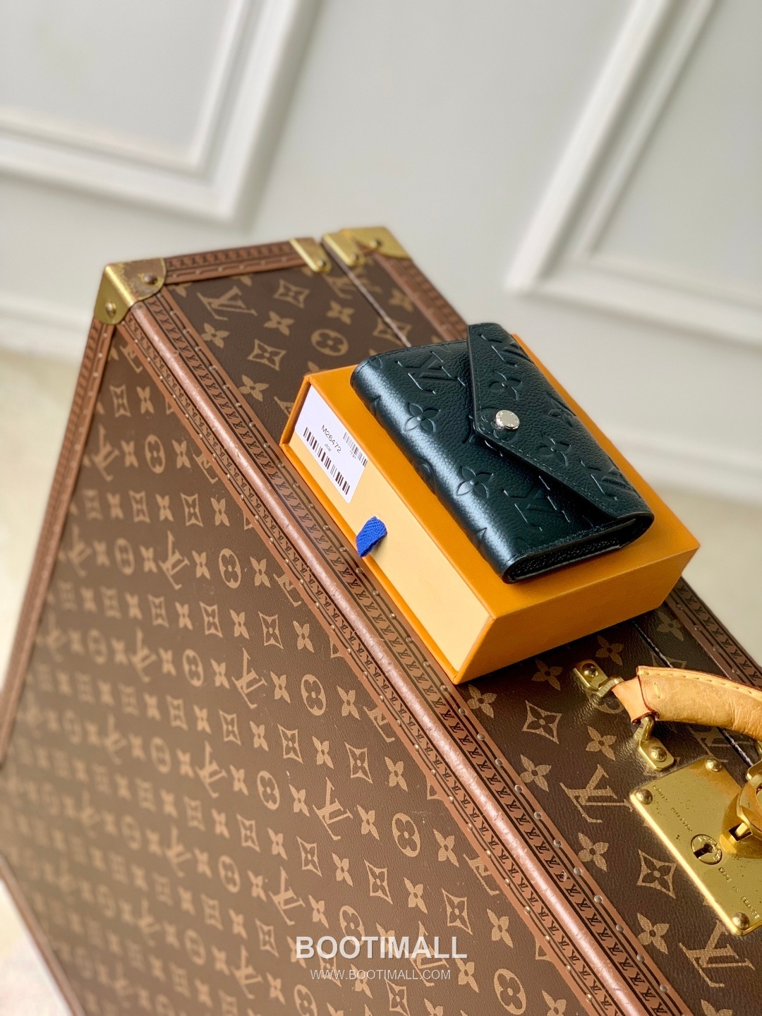 루이비통 빅토린 모노그램 앙프렝트 레더 카드슬롯 펄블루 지갑 Louis Vuitton Victorine Monogram Empreinte Leather Card Slot Pearl Blue Wallet M26472 12cm 3