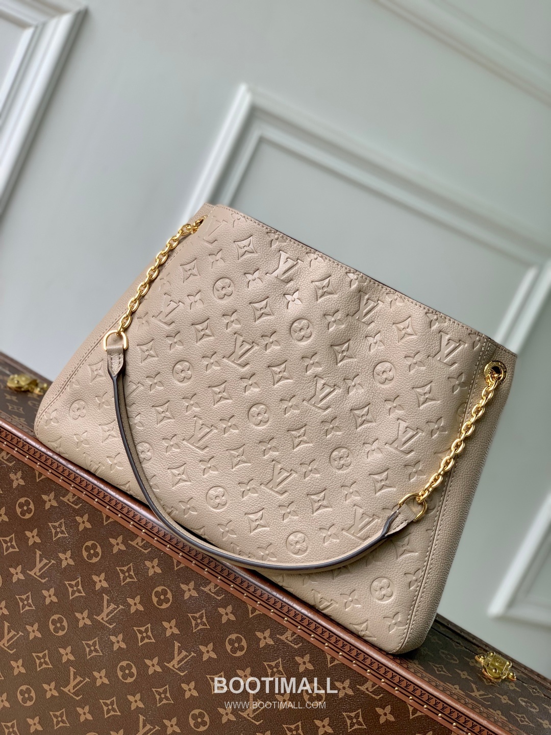 루이비통 애니타임 미디엄 모노그램 앙프렝트 레더 체인스트랩 블랙 숄더백 Louis Vuitton Anytime Medium Monogram Empreinte Leather Chain Strap Black Shoulder Bag M14658 42cm 3