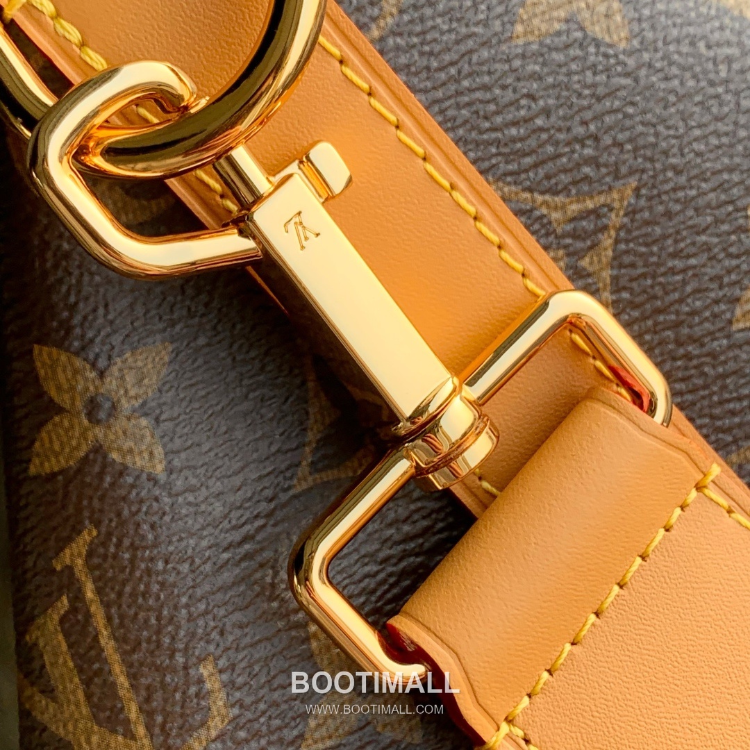 루이비통 바가본드 호보 모노그램 캔버스 레더 트리밍 체인 디테일 브라운 숄더백 Louis Vuitton Vagabond Hobo Monogram Canvas Leather Trim Chain Detail Brown Shoulder Bag M14018 38cm 6