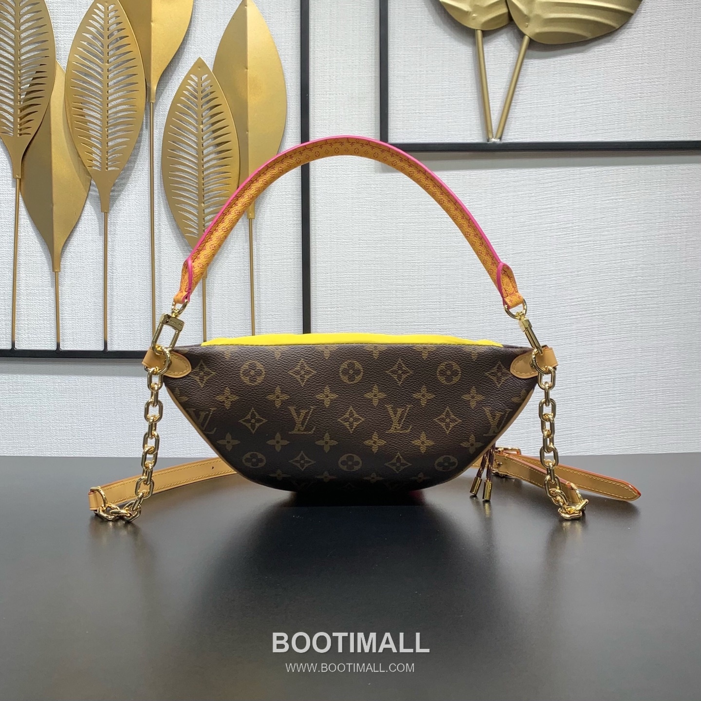 루이비통 범백 모노그램 캔버스 나일론 레더 트리밍 브라운 힙색 Louis Vuitton Bumbag Monogram Canvas Nylon Leather Trim Brown Belt Bag M27237 30cm 4