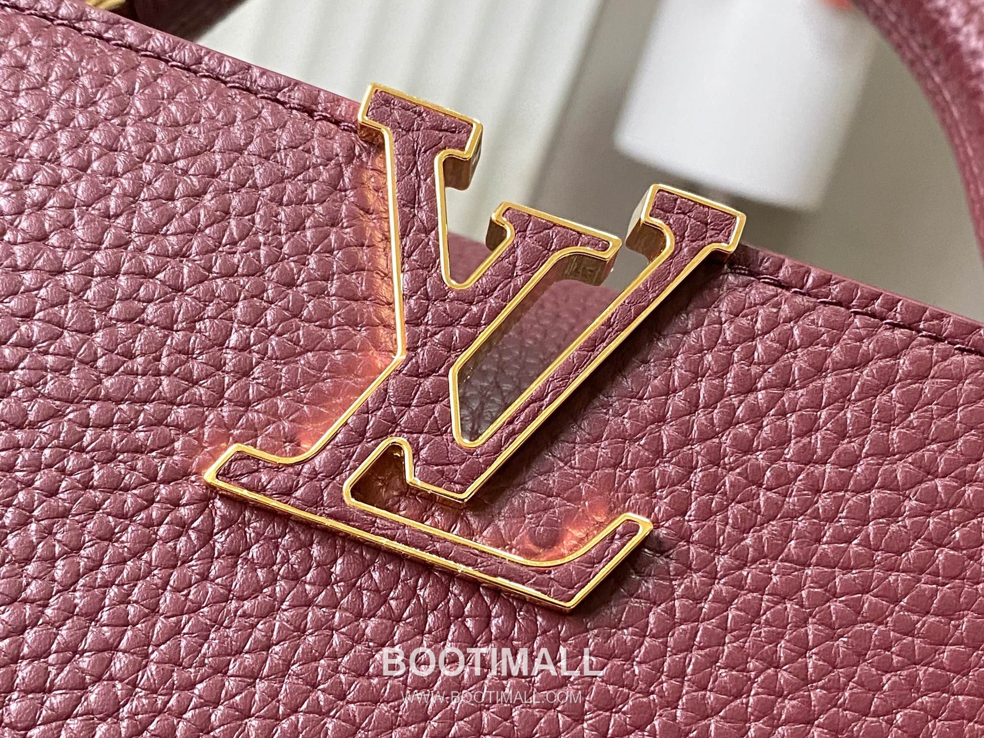 루이비통 카퓌신 모노그램 타우릴론 레더 더블체인 버건디 숄더백 Louis Vuitton Capucines Monogram Taurillon Leather Double Chain Burgundy Shoulder Bag M27308 27cm 4