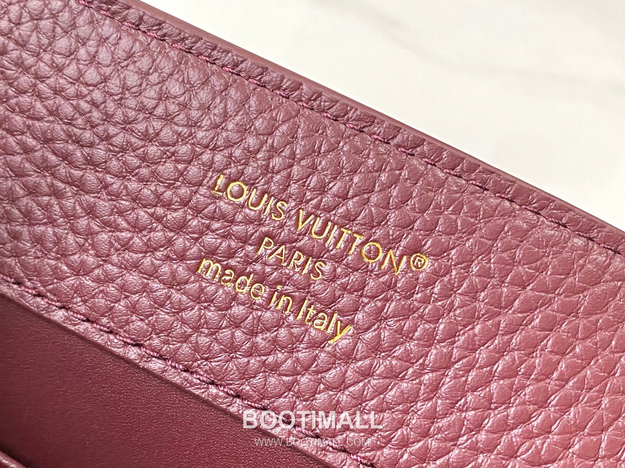 루이비통 카퓌신 모노그램 타우릴론 레더 더블체인 버건디 숄더백 Louis Vuitton Capucines Monogram Taurillon Leather Double Chain Burgundy Shoulder Bag M27308 27cm 8
