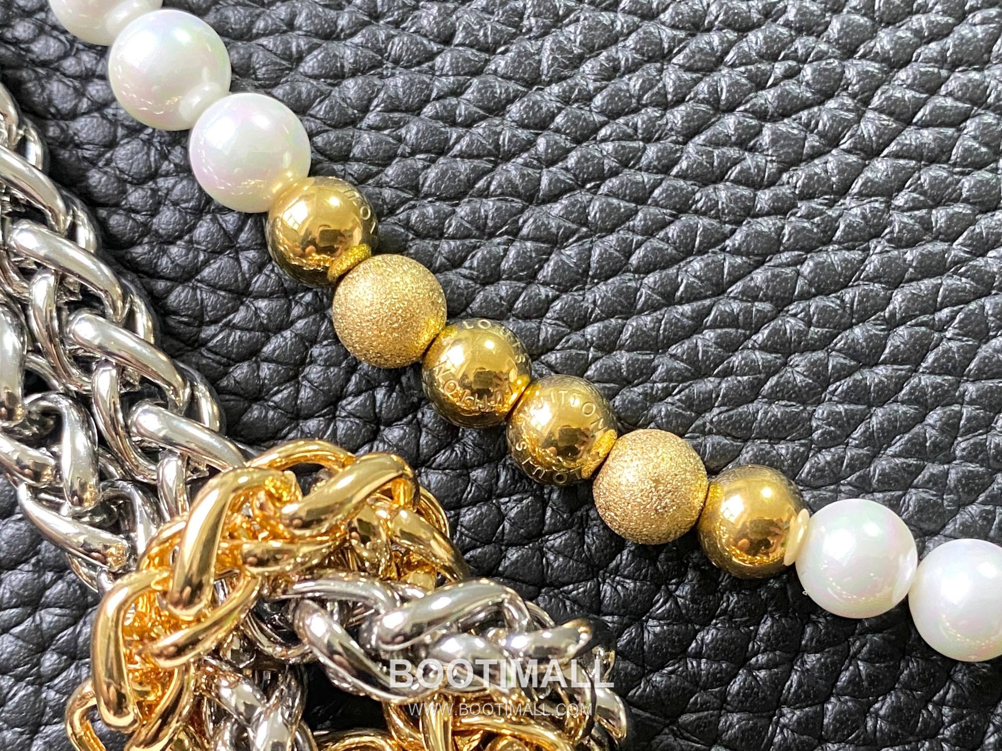 루이비통 카퓌신 모노그램 타우릴론 레더 더블체인 버건디 숄더백 Louis Vuitton Capucines Monogram Taurillon Leather Double Chain Burgundy Shoulder Bag M27308 27cm 5